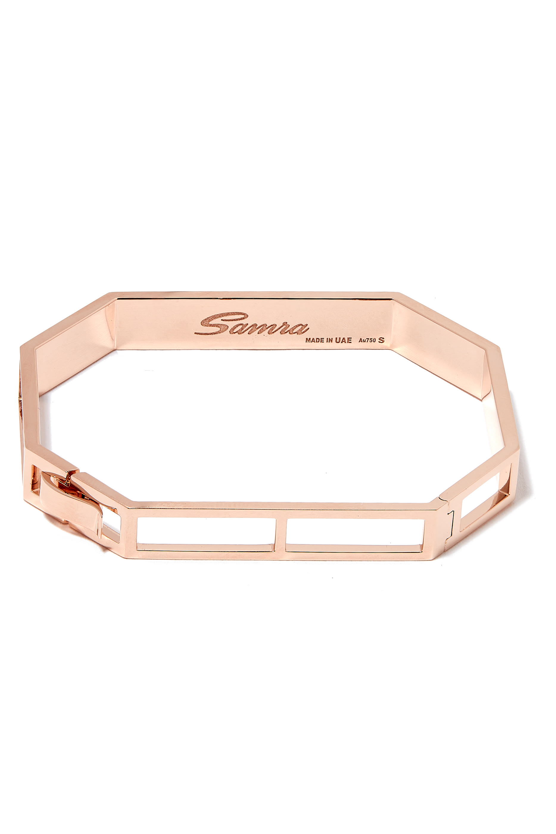 سوار عود تراث بعرق الؤلؤ ، ذهب وردي عيار 18