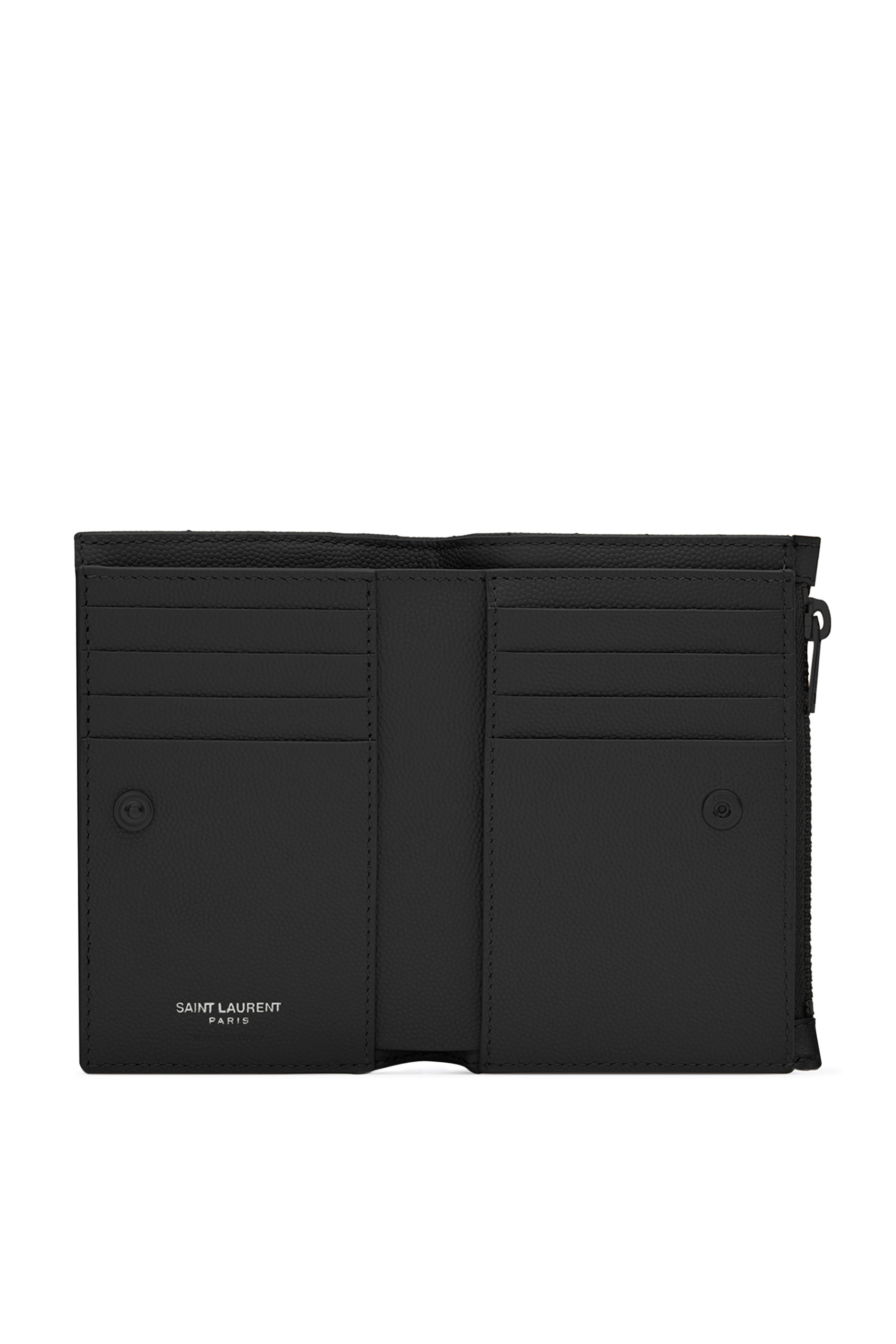 محفظة ثنائية الطي بسحّاب