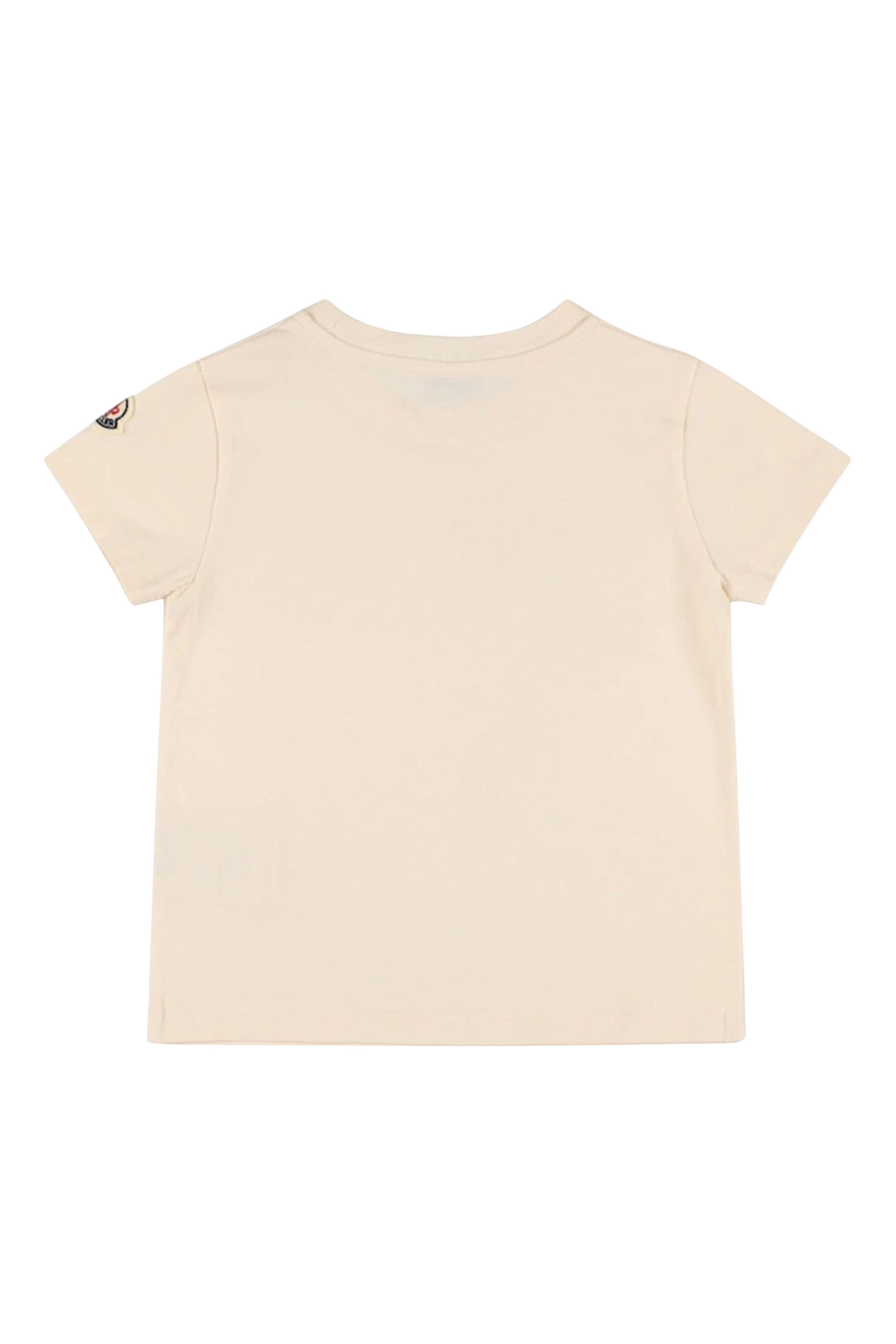 تيشيرت قطن بنقشة زهور بأحجار براقة للأطفال