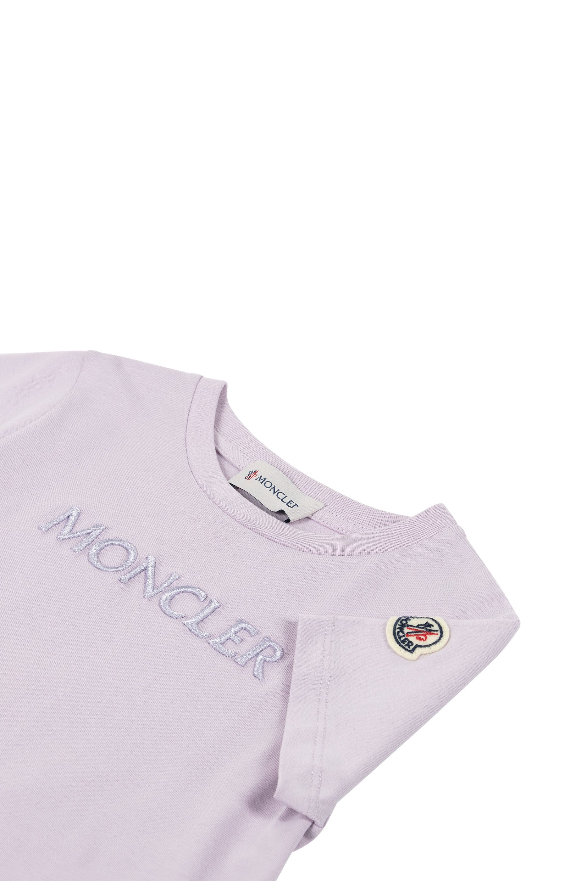 تيشيرت مطرز بشعار الماركة قطن للأطفال