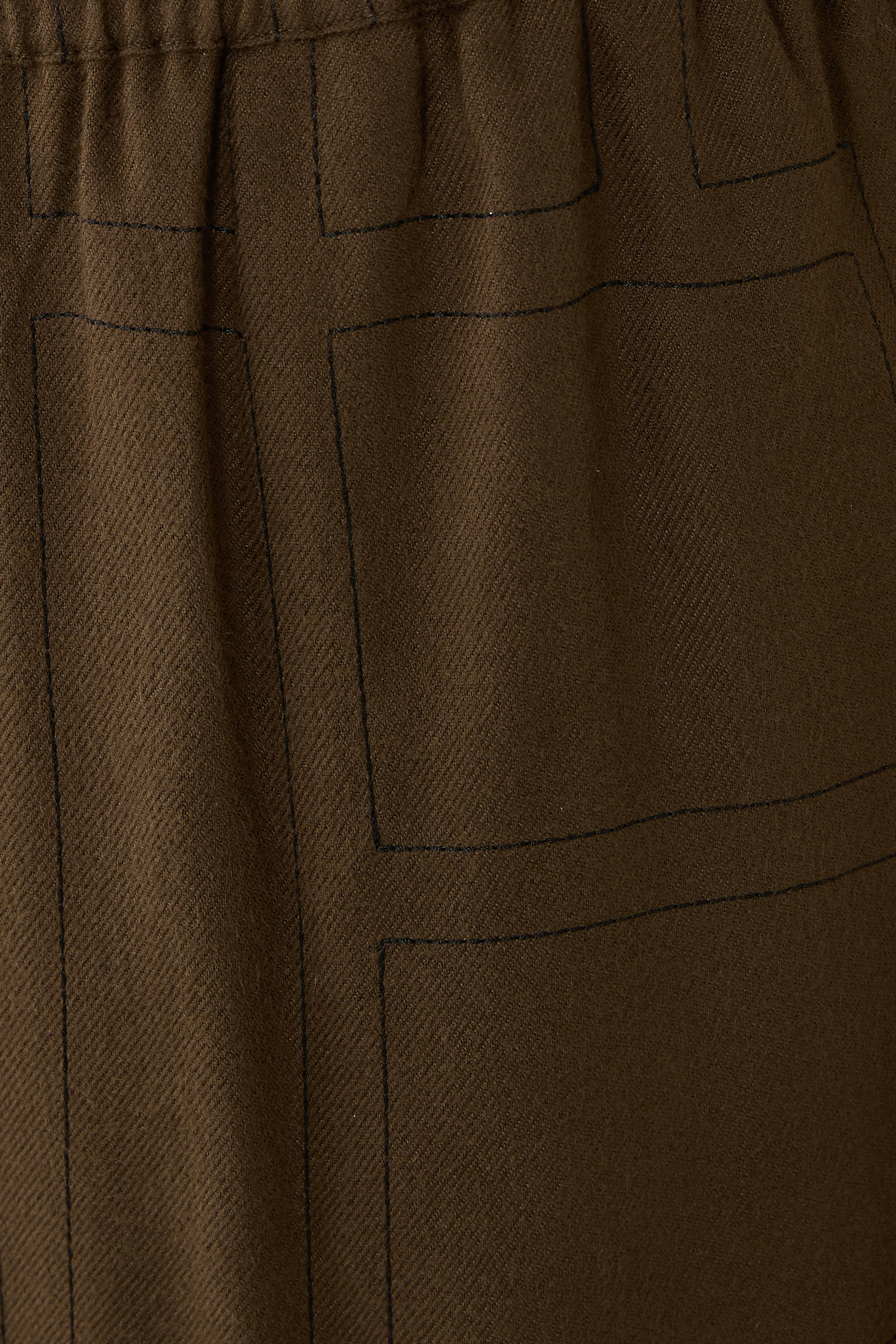 بنطال بيجامة بنقشة حروف شعار الماركة فلانيل