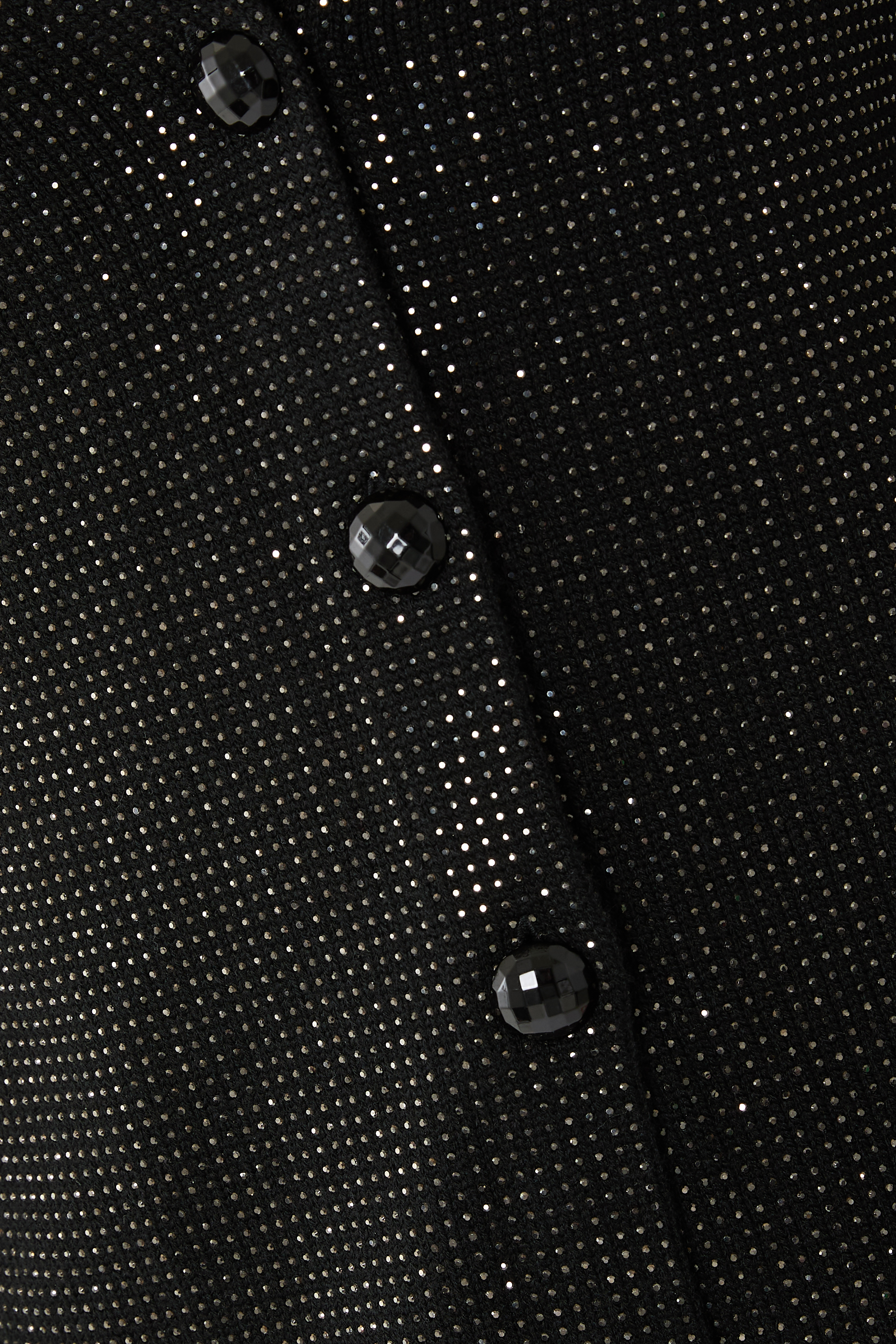 كارديغان مزين بأحجار الراين مزيج صوف 