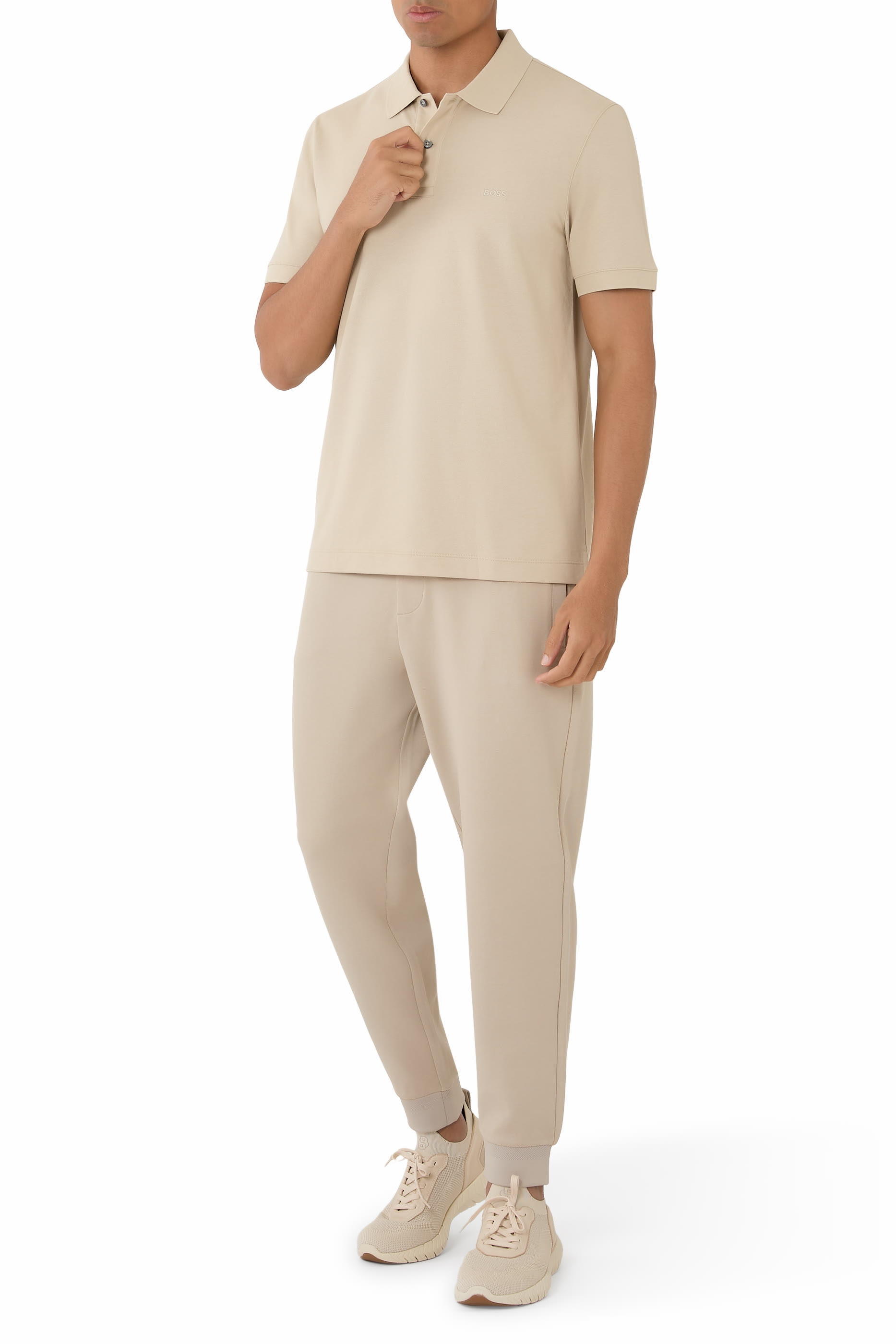 قميص بولو بالاس بتطريز شعار الماركة