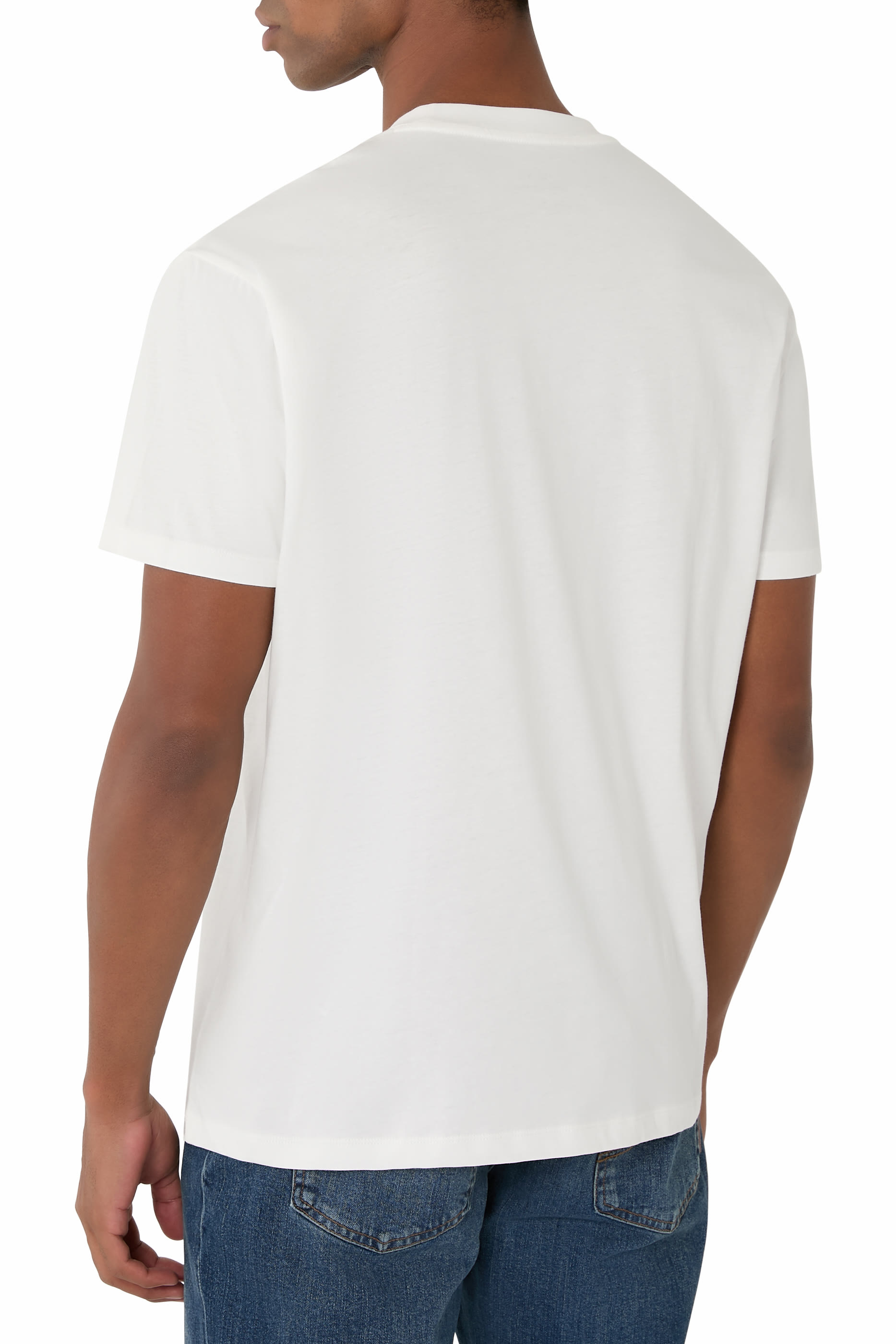  تيشيرت بقصة عادية مزين بطبعة غرافيكية