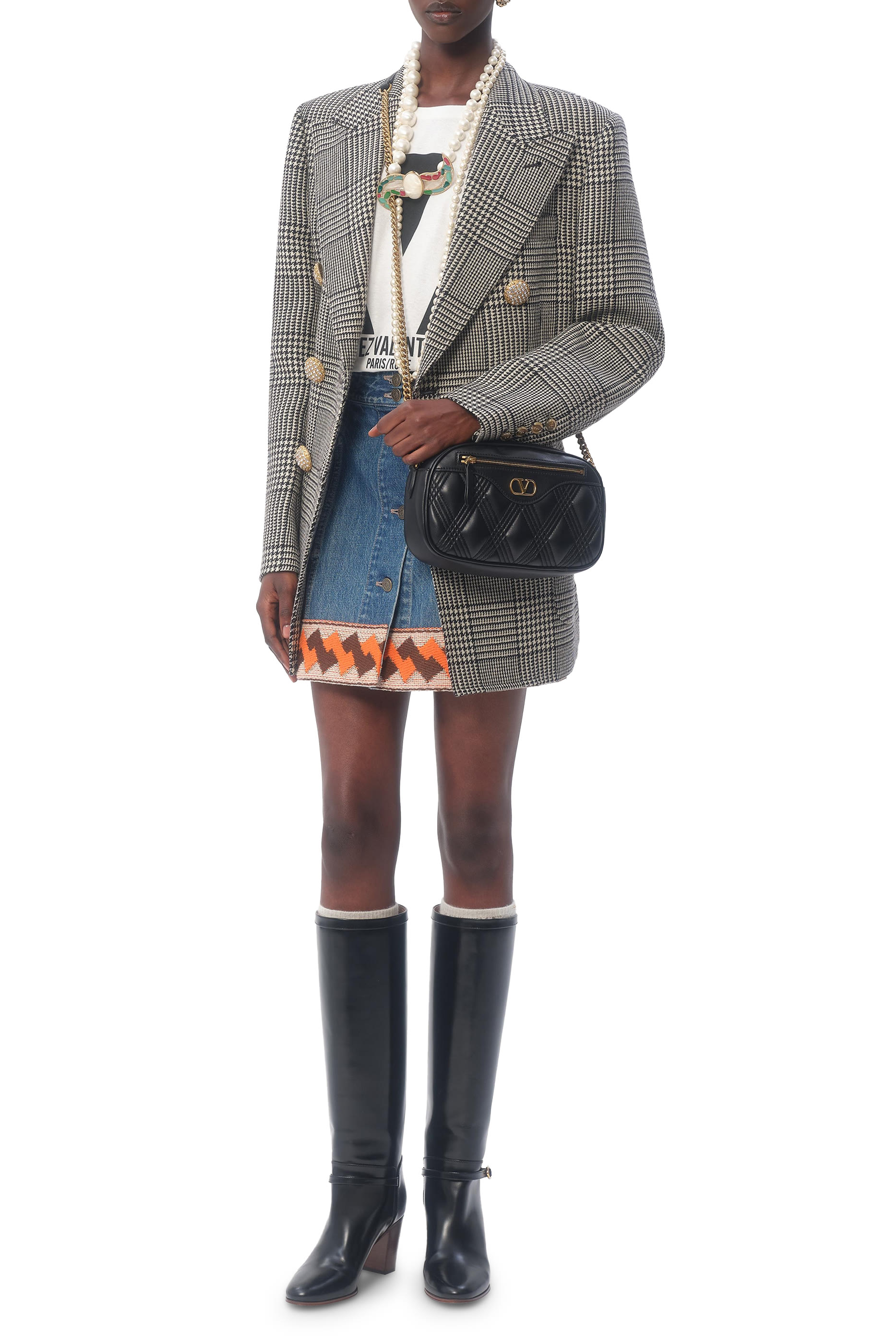 حقيبة كتف كويلتي 67 متوسطة