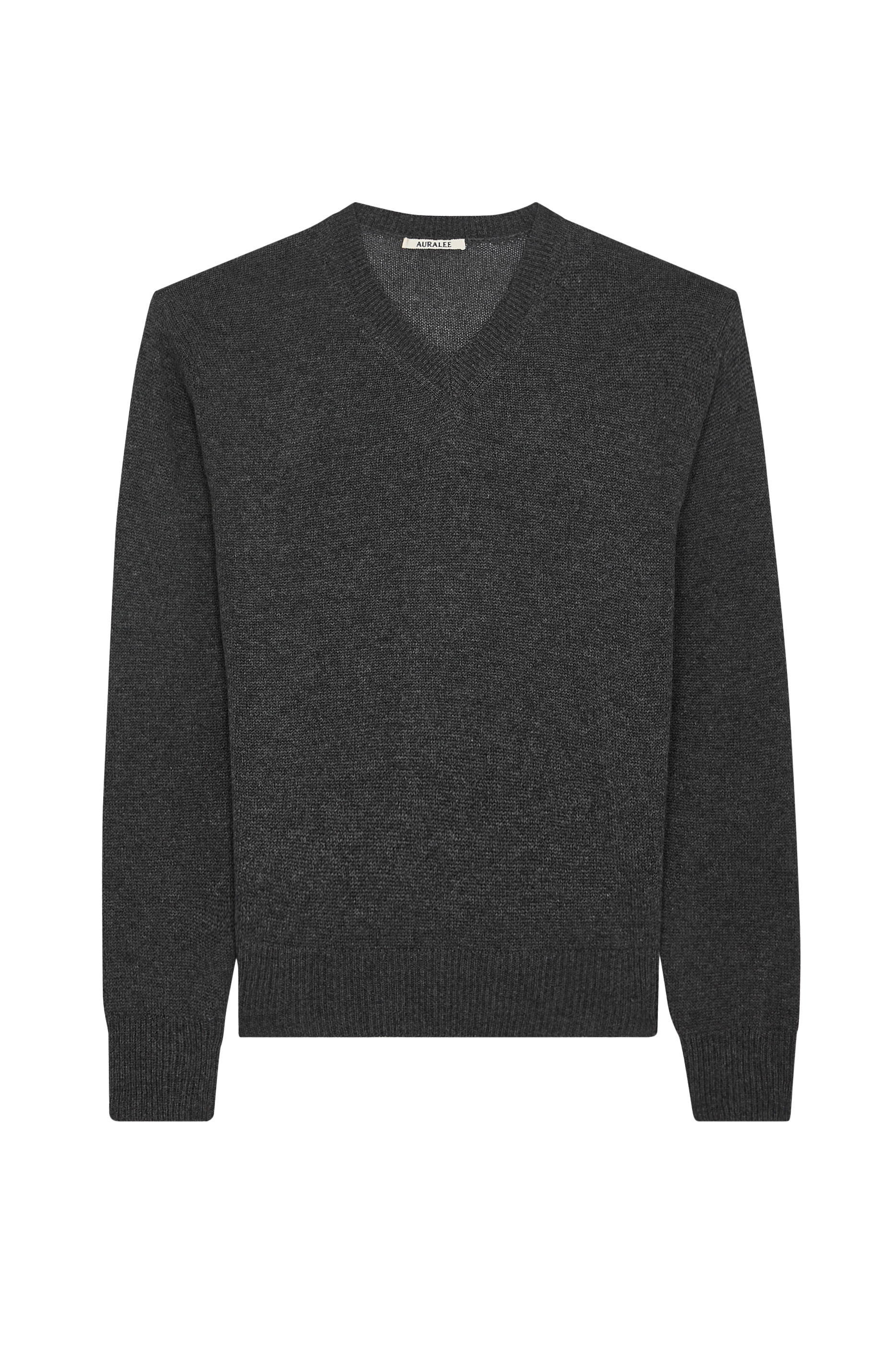 Light Cashmere Knit V-Neck Pullover 