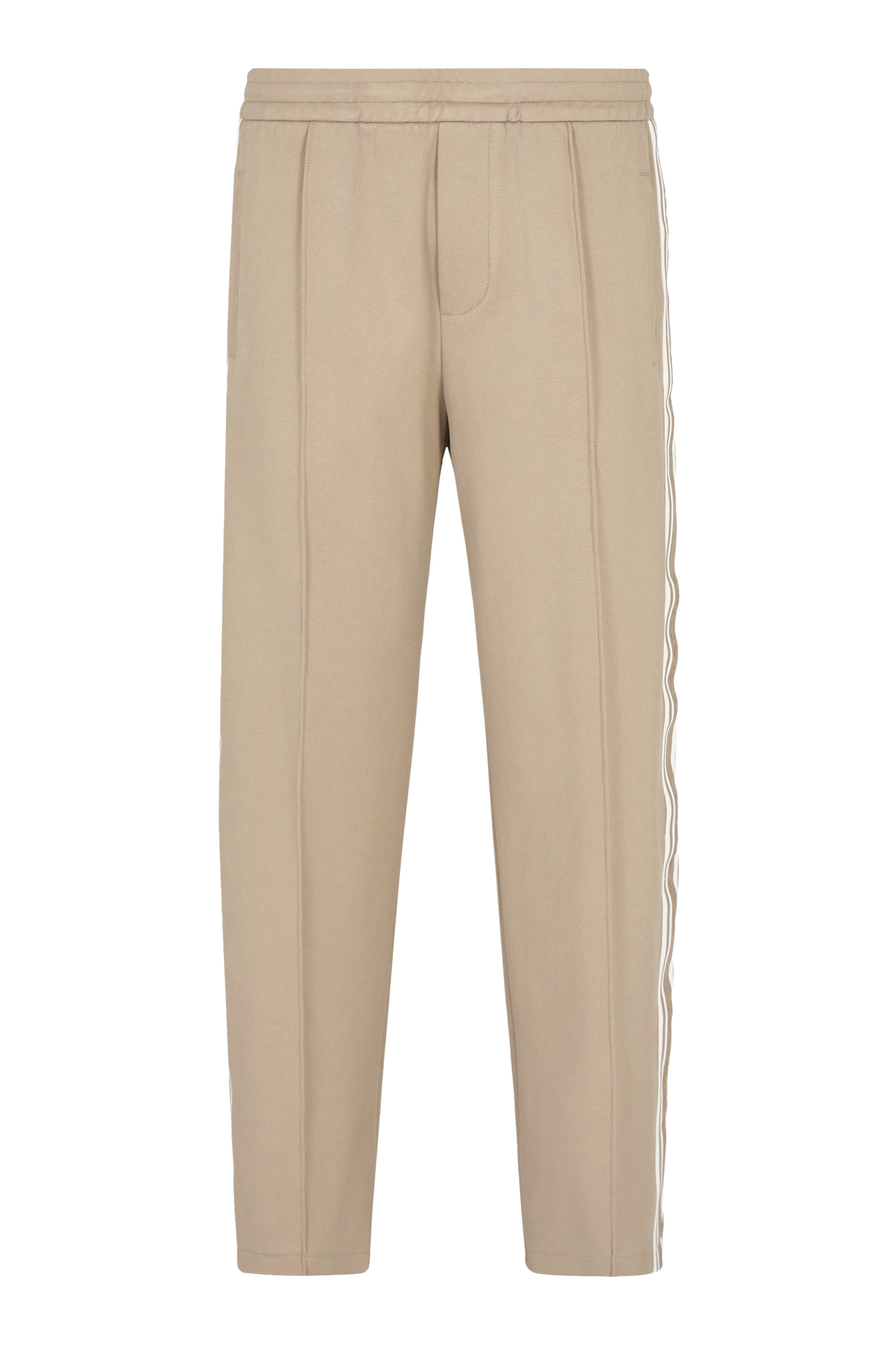 بنطال بشريط شعار الماركة جيرسيه مزدوج