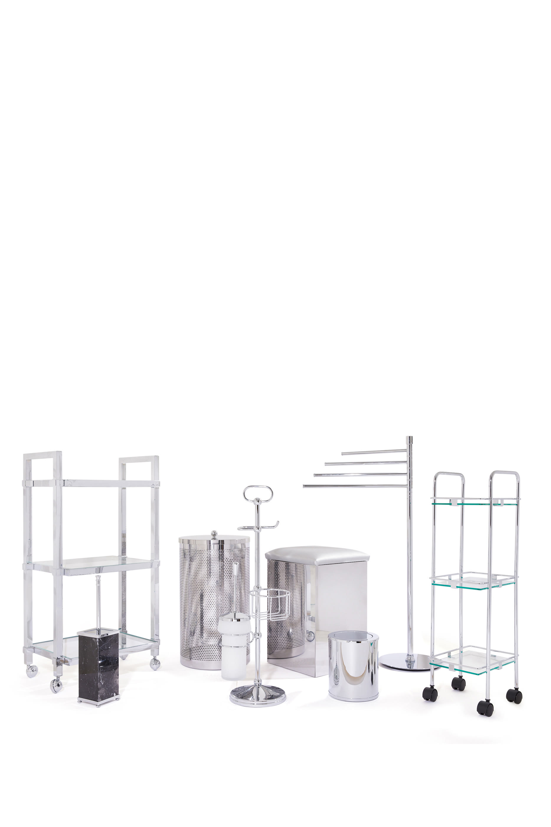 حامل متحرك للحمام نحاس