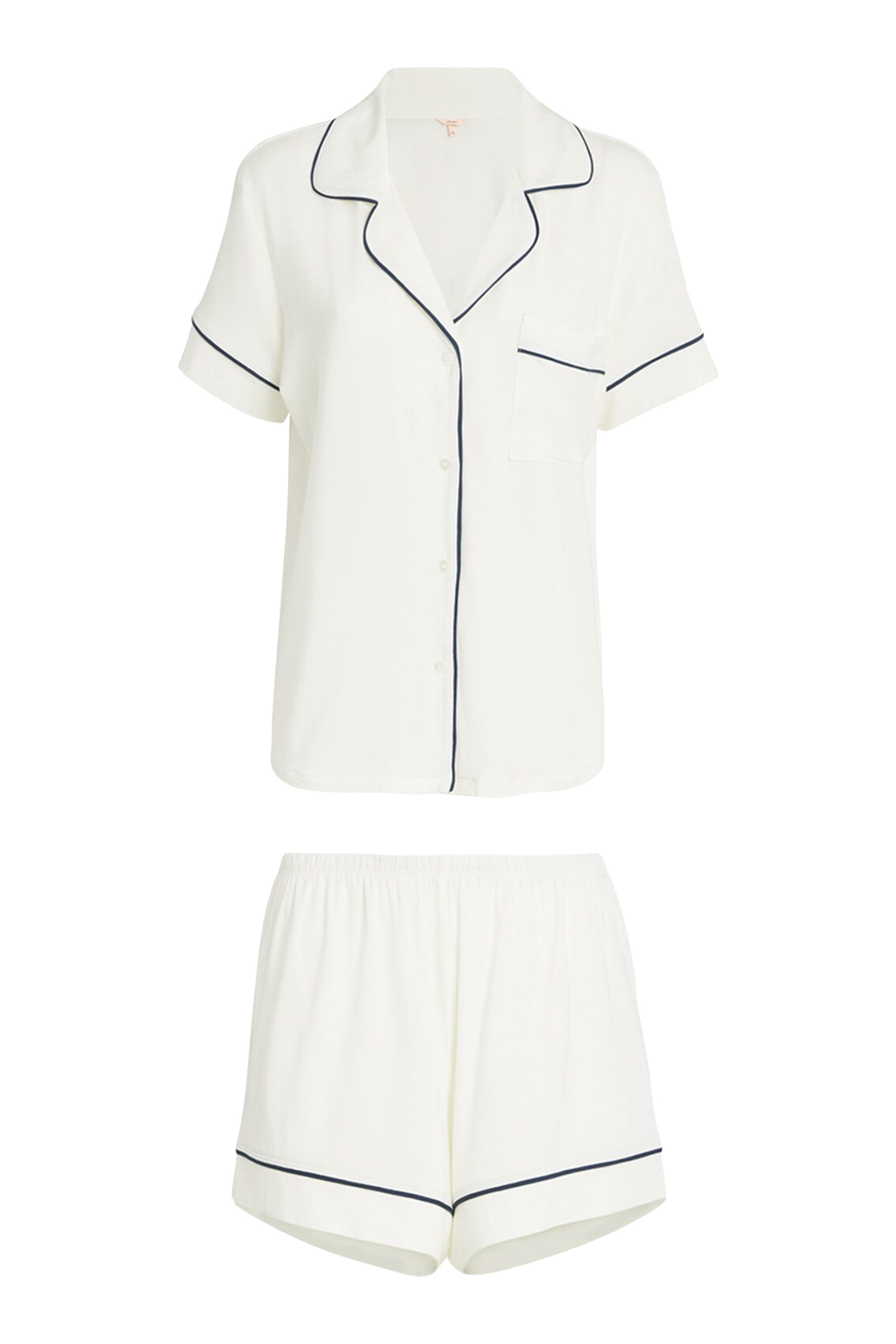 طقم بيجاما شورت جيزيل بقصة مريحة تينسيل مودال