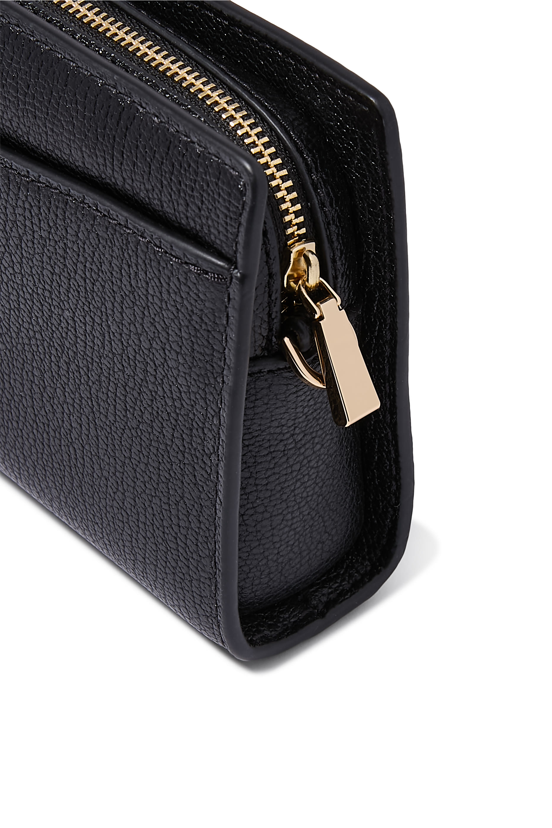 حقيبة كتف بشعار الماركة جلد