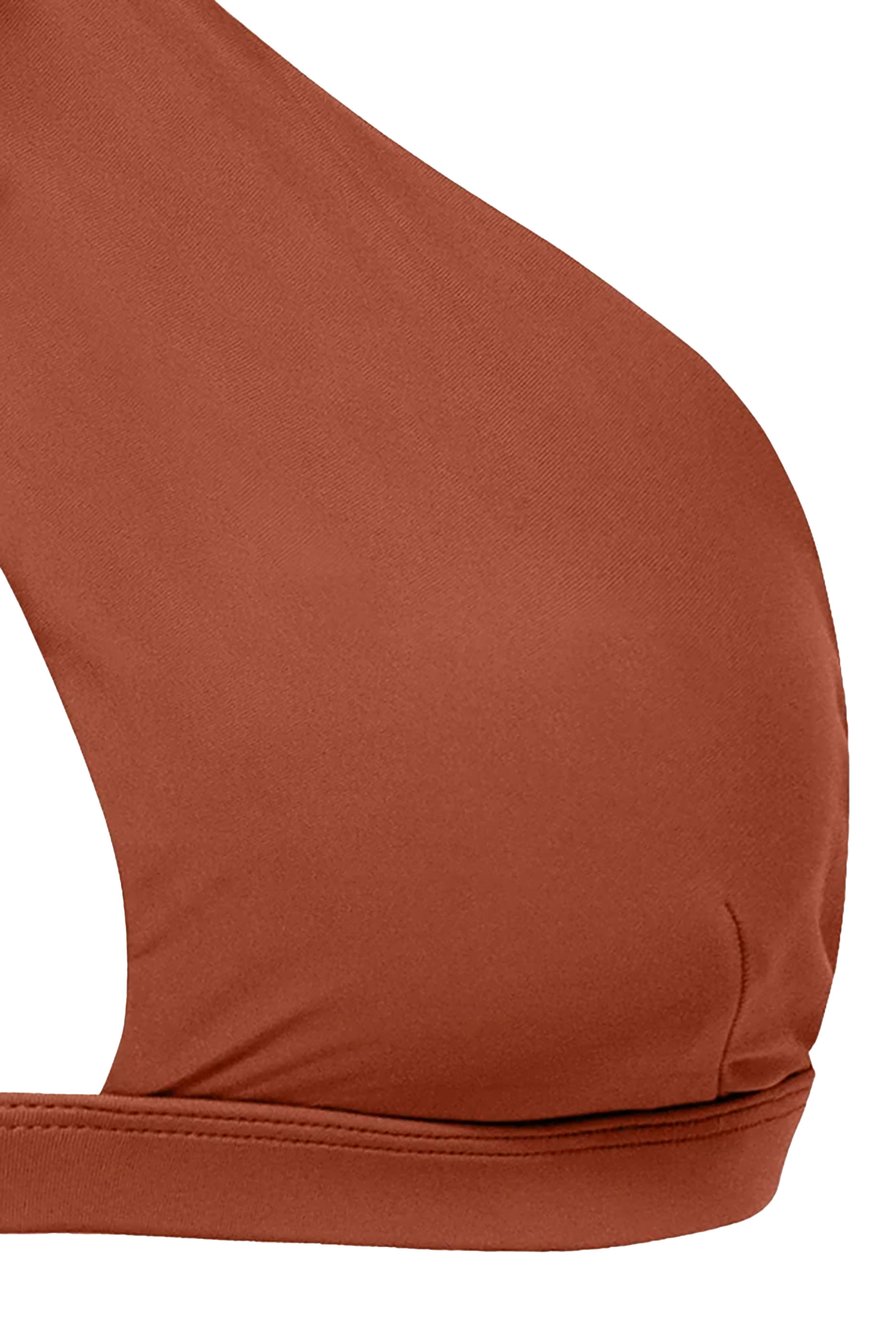 قطعة بيكيني علوية لورين بكتف واحد مكشوف