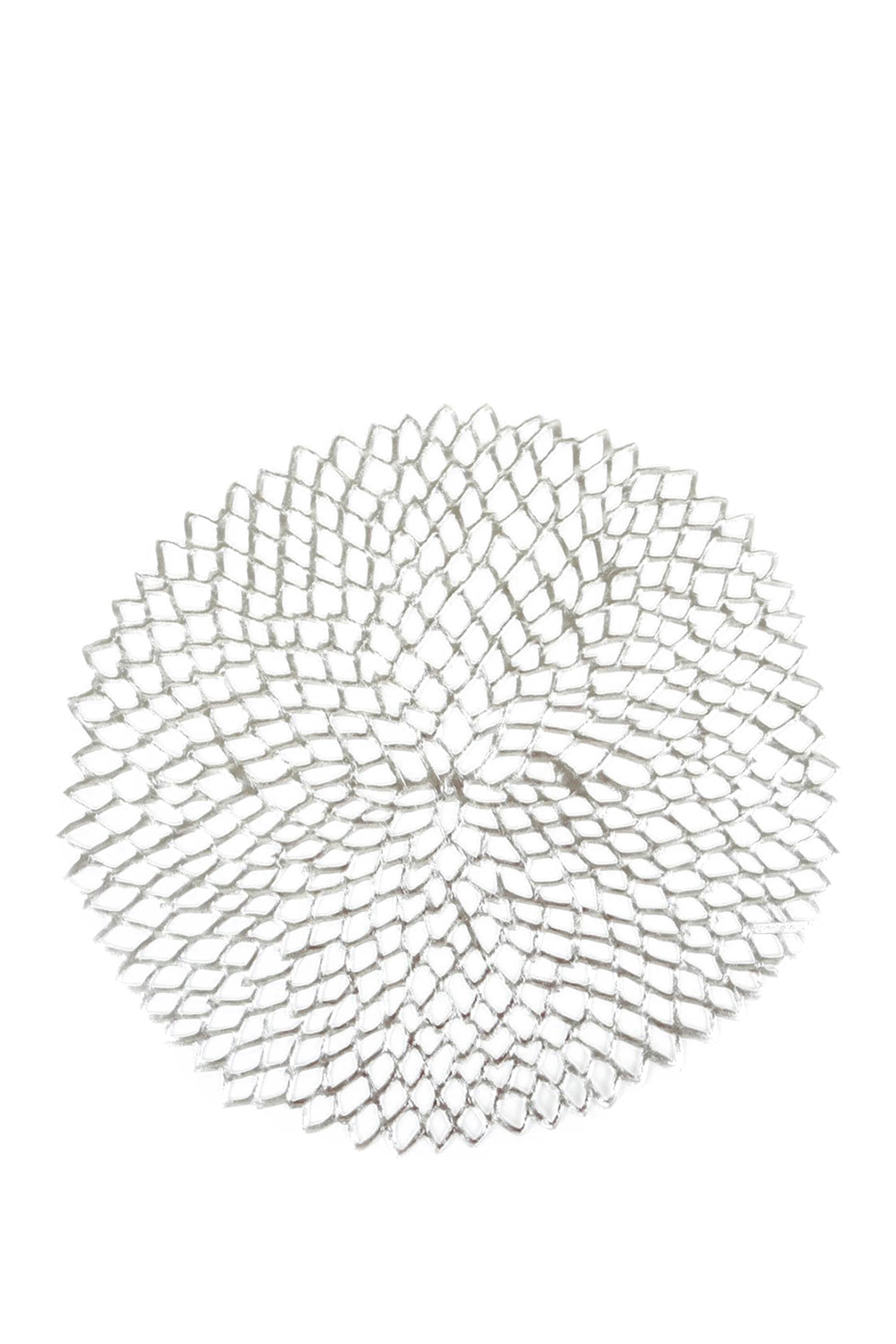 مفرش أطباق مستدير من الفينيل على شكل زهرة الأضاليا