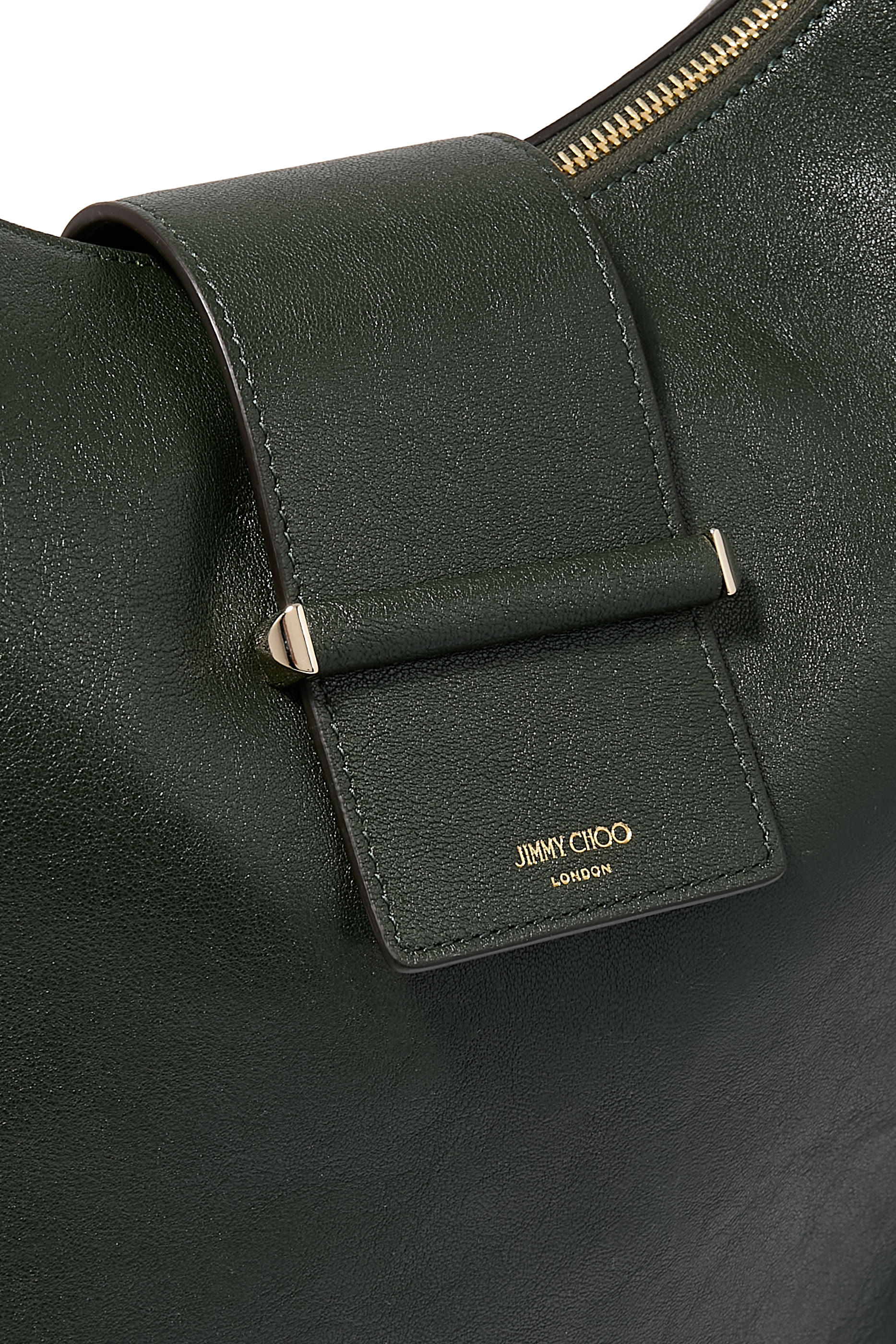 حقيبة هوبو متوسطة بحلية بتصميم قضيب