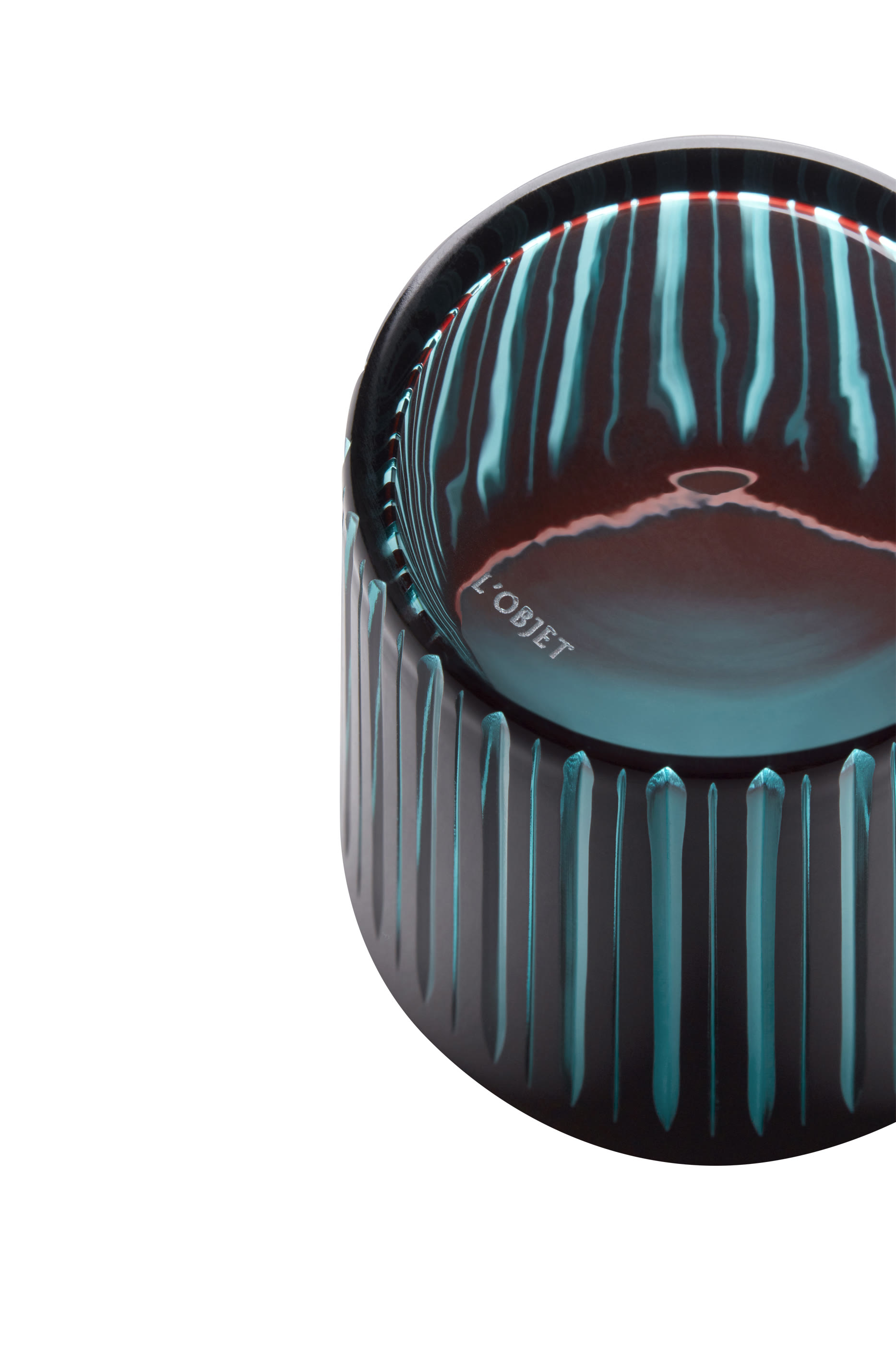 مجموعة كاسات بريسم طويلة بلون بوردو، 4 قطع