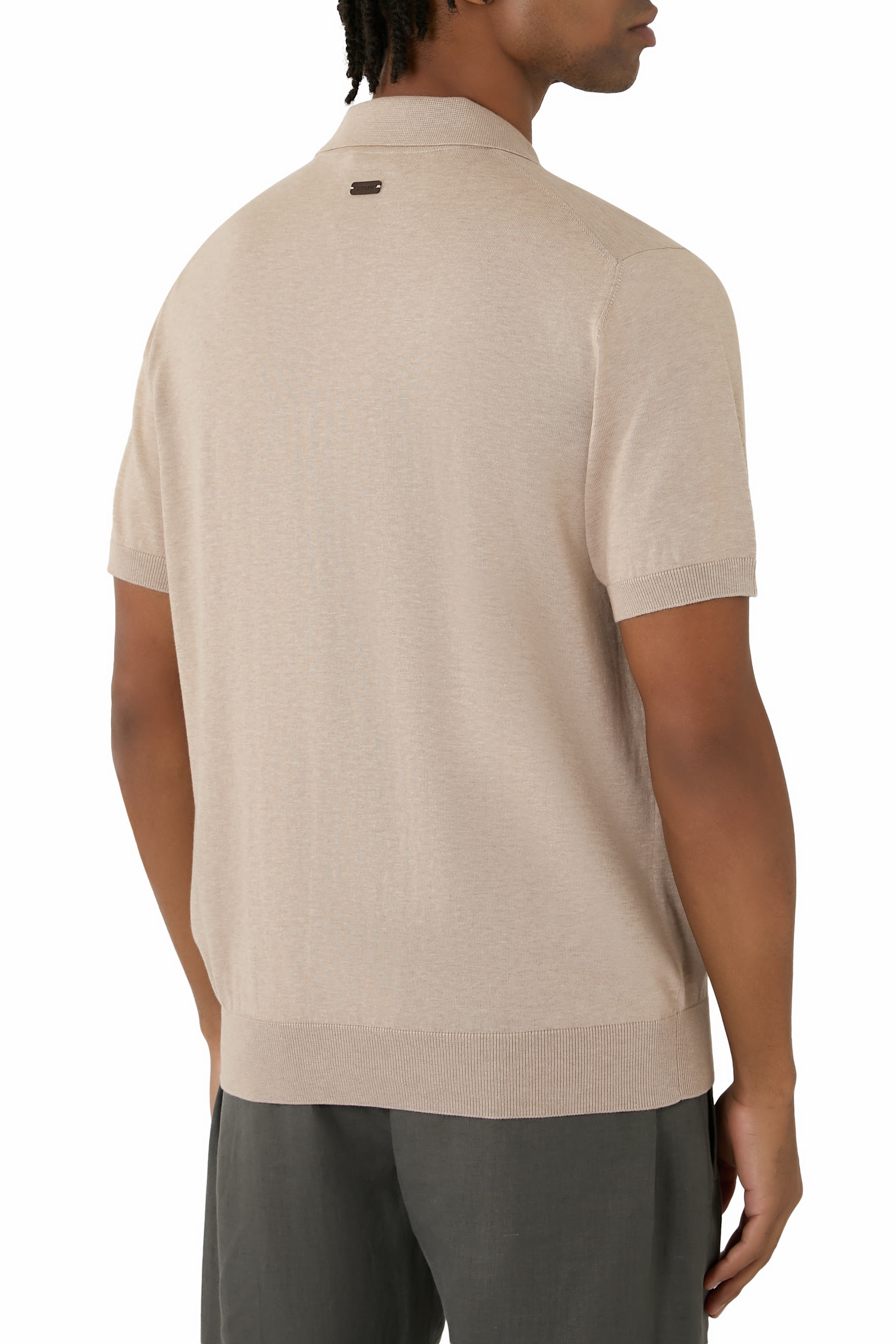 قميص بولو قماش منسوج