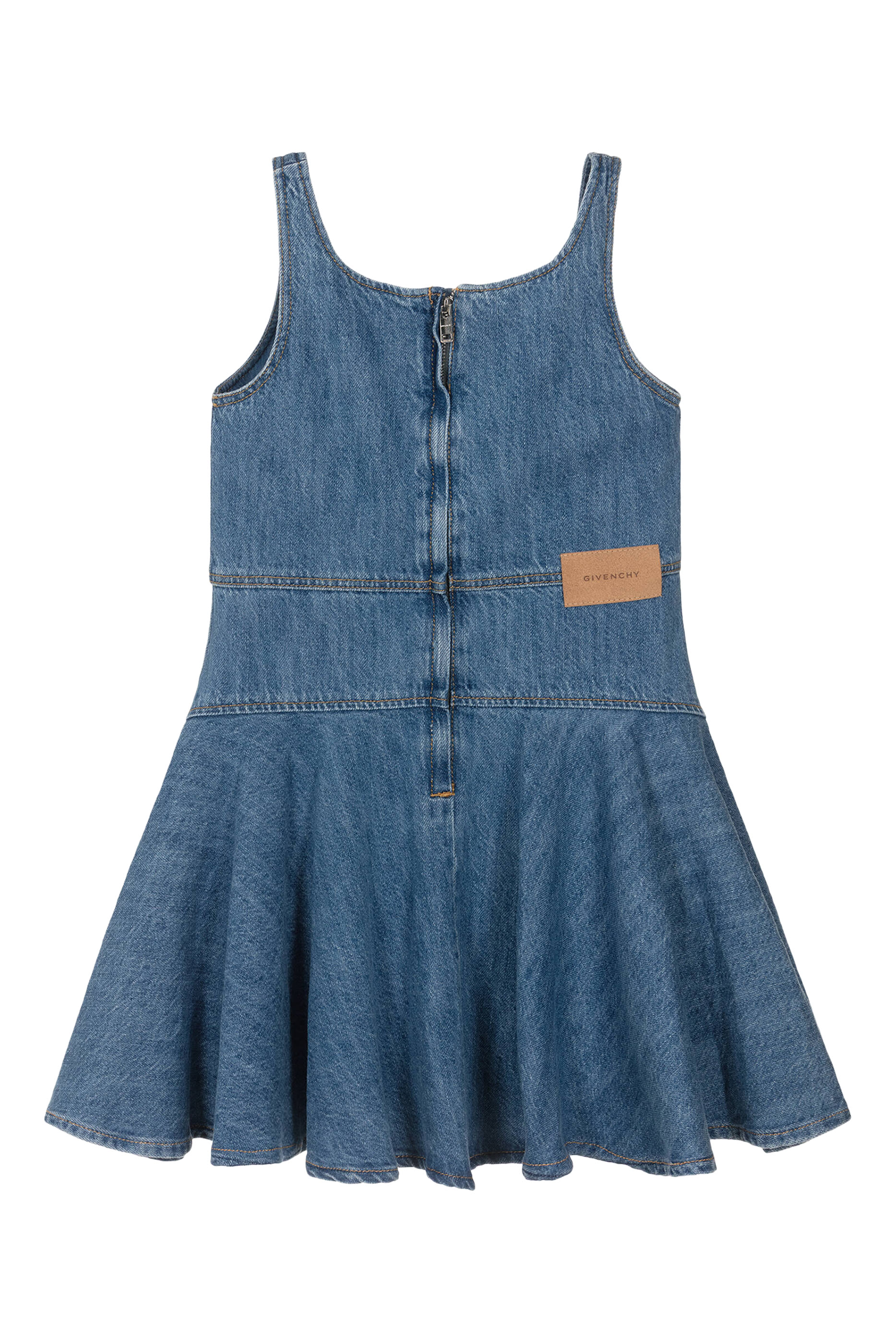 Kids Fit and Flare Denim Dress