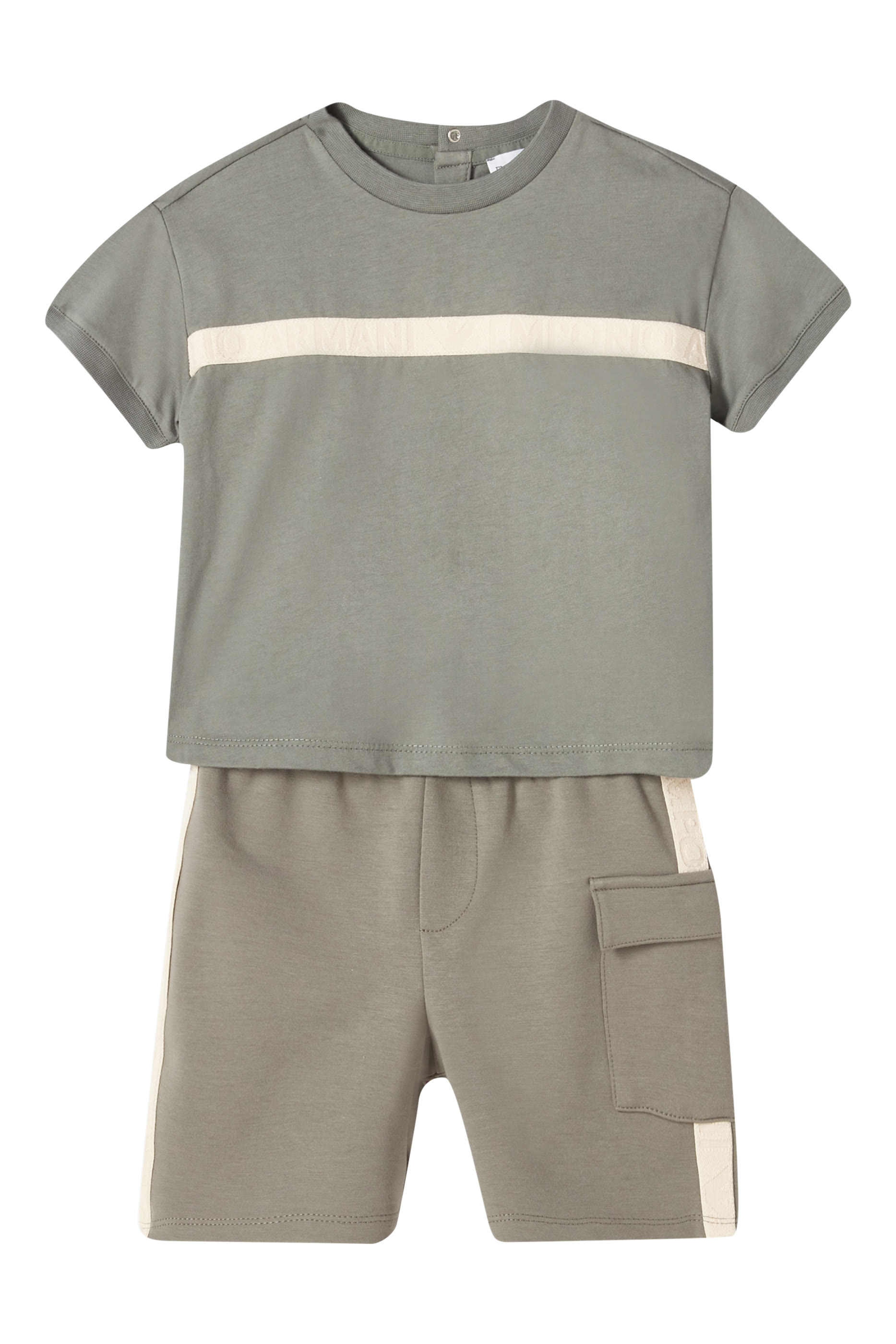 شورت بشريط بشعار الماركة جيرسيه للأطفال