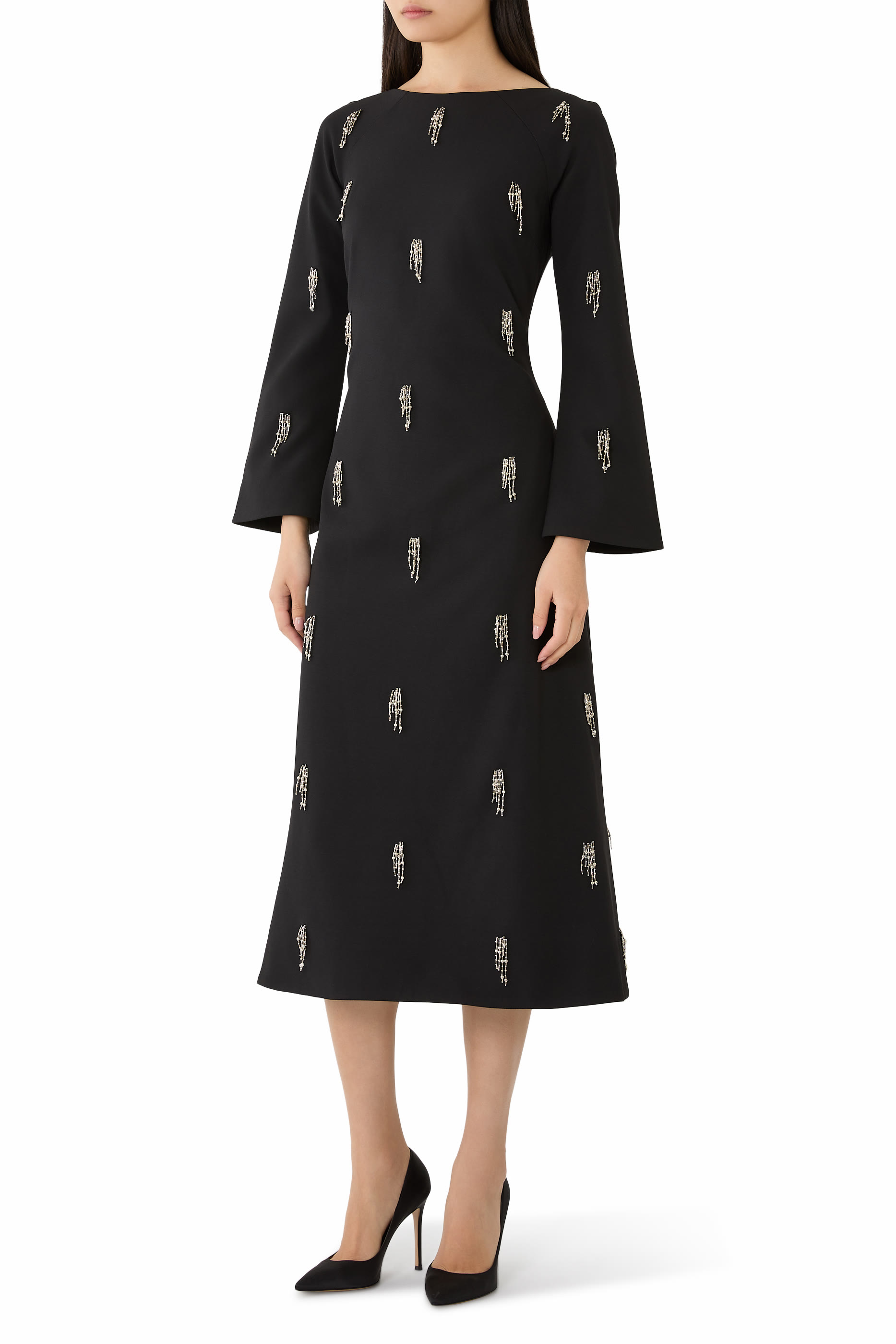 فستان كوريتا قصير مزين