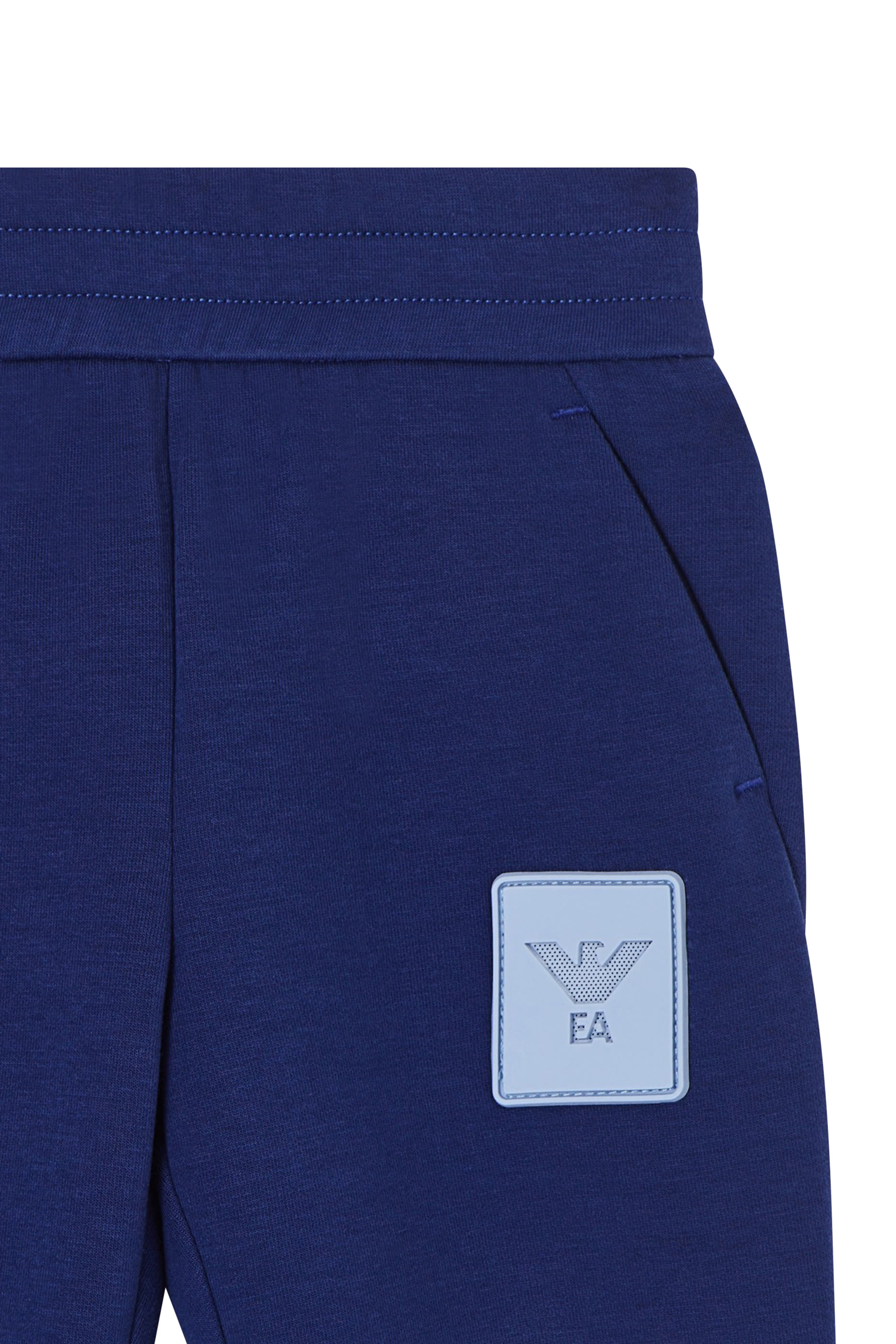 بنطال رياضي برقعة بشعار الماركة للأطفال