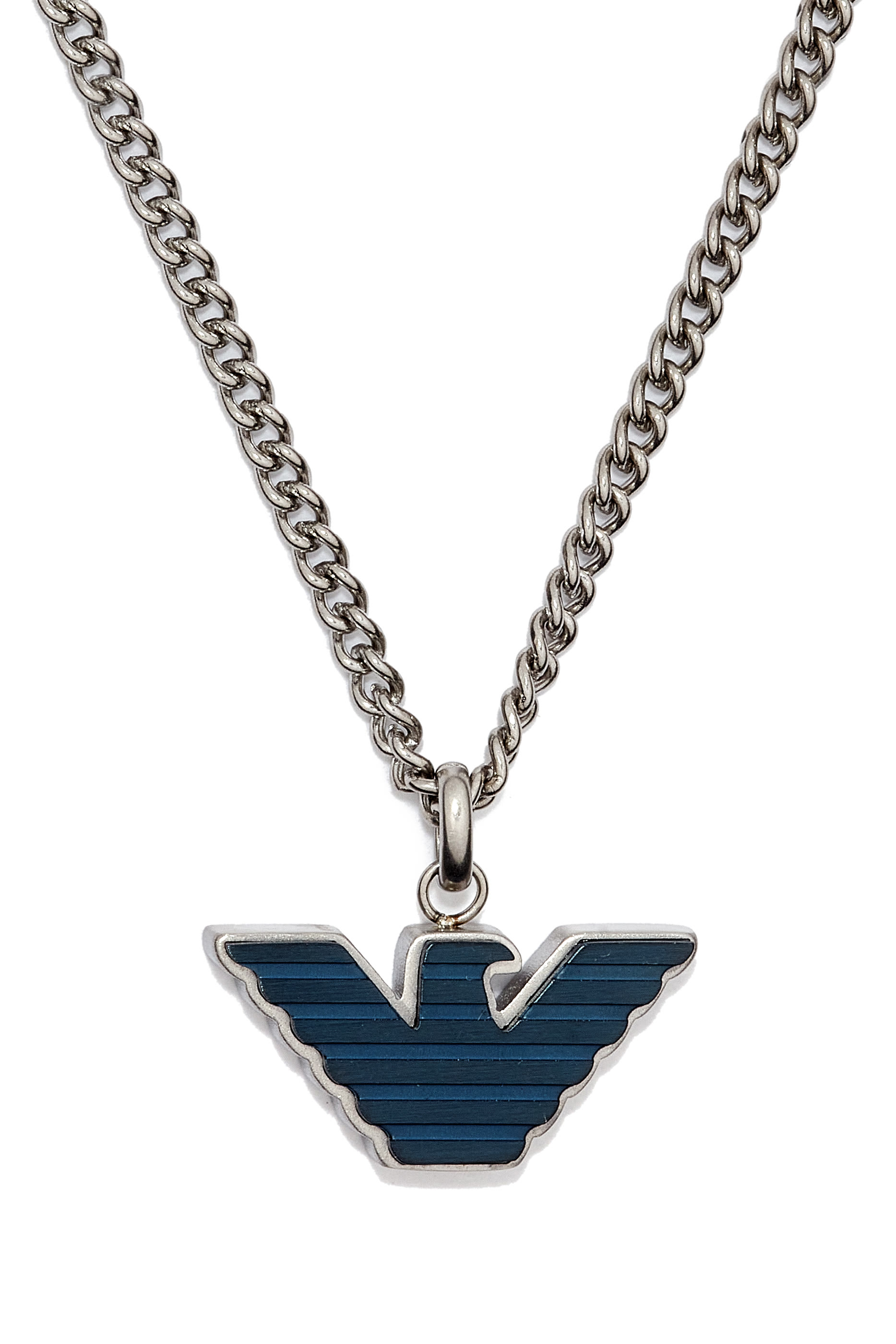 Eagle Logo Necklace, Stainless Steel