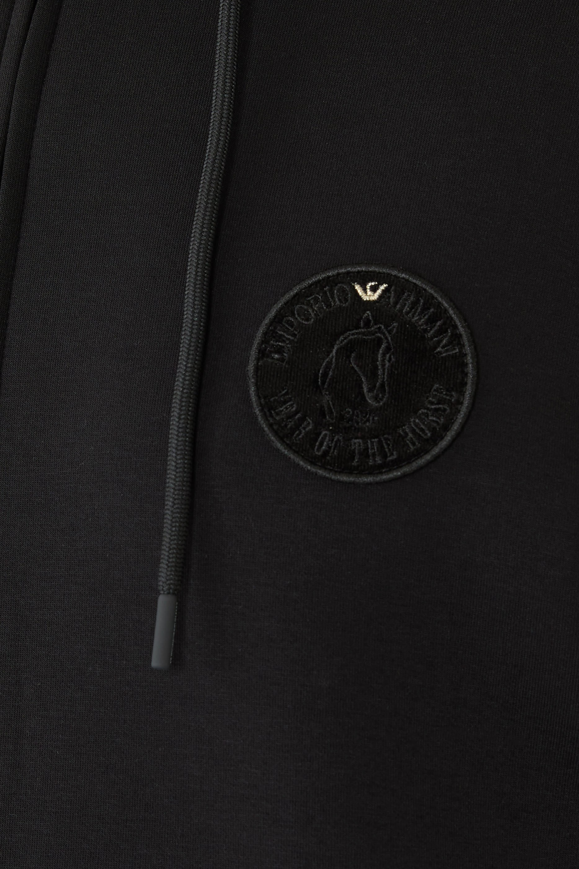 سويت شيرت بغطاء رأس جيرسيه مزدوج بإصدار للسنة الصينية الجديدة