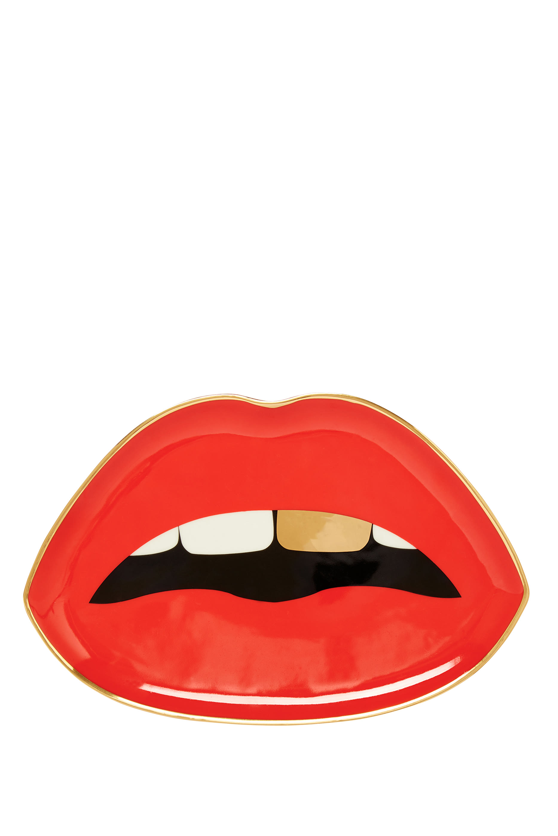 صينية زينة بتصميم شفاه