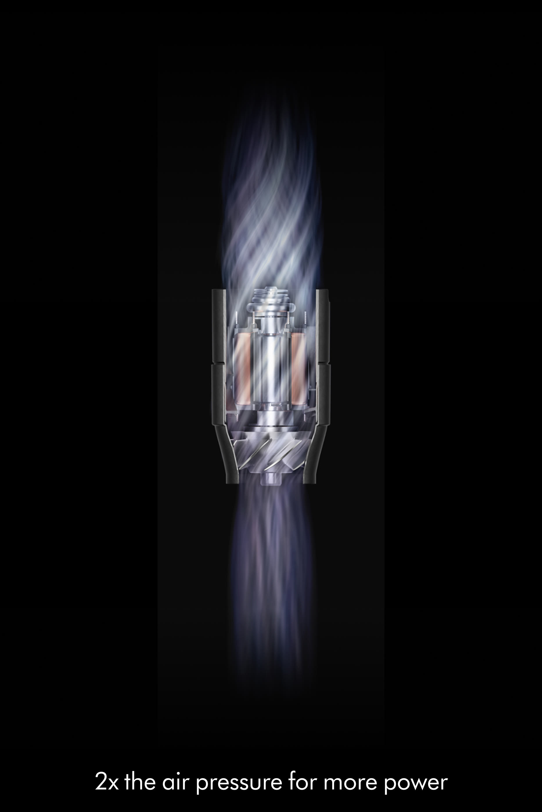 مجفف ومصفف شعر اير راب جديد متعدد الاستخدامات بتقنية كواندا 2x للشعر المستقيم والمموج