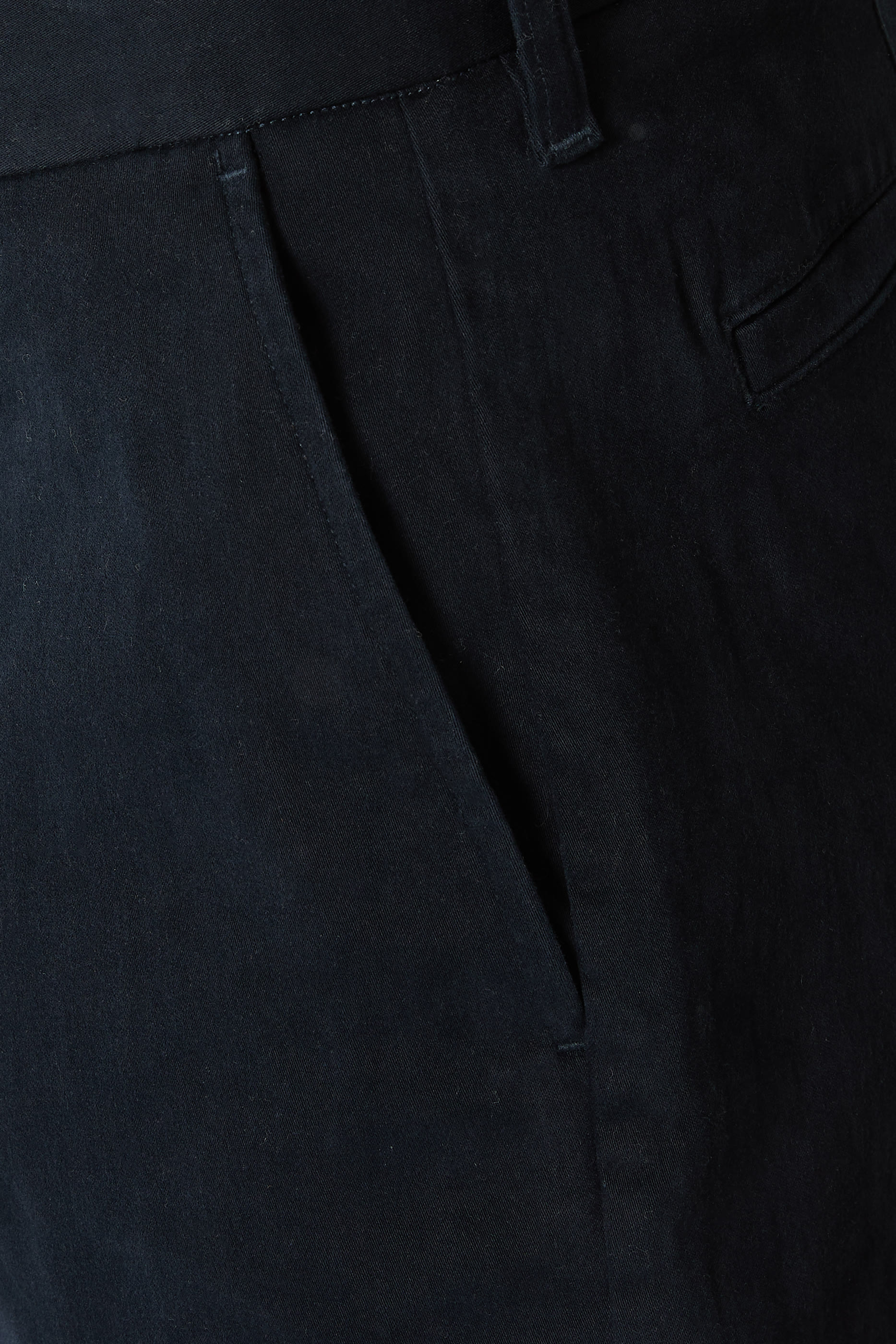 بنطال لوي بقصة مريحة قطن مطاطي