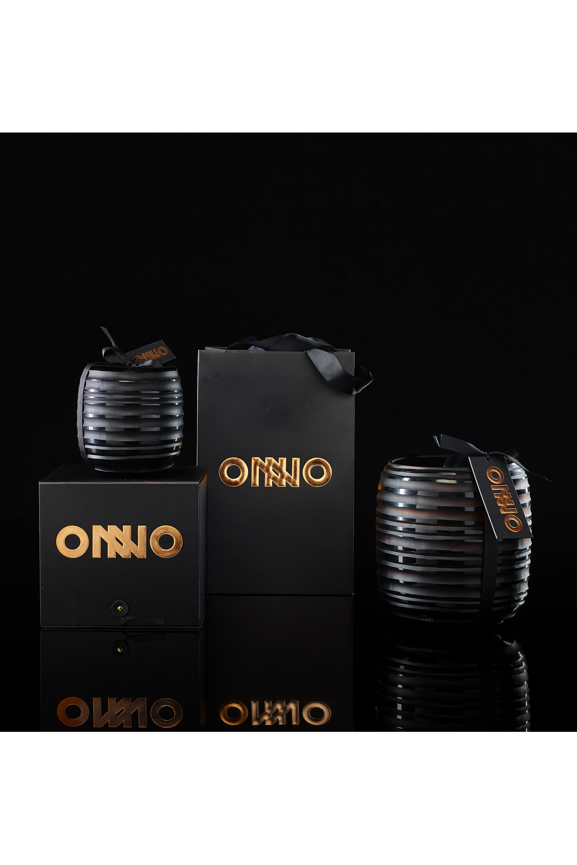 شمعة زنزبار S بنقشات دائرية