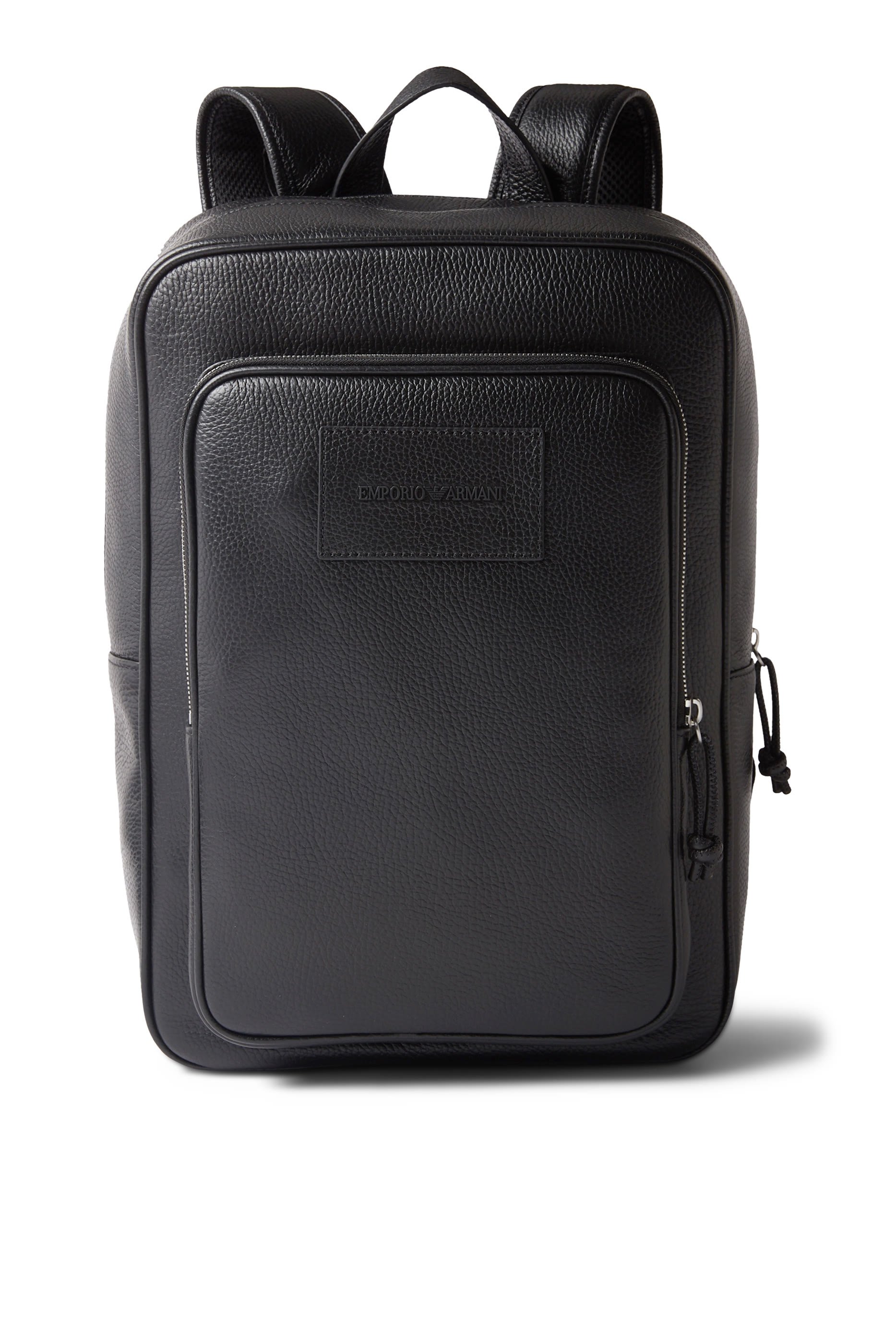 حقيبة ظهر جلد بارز الملمس