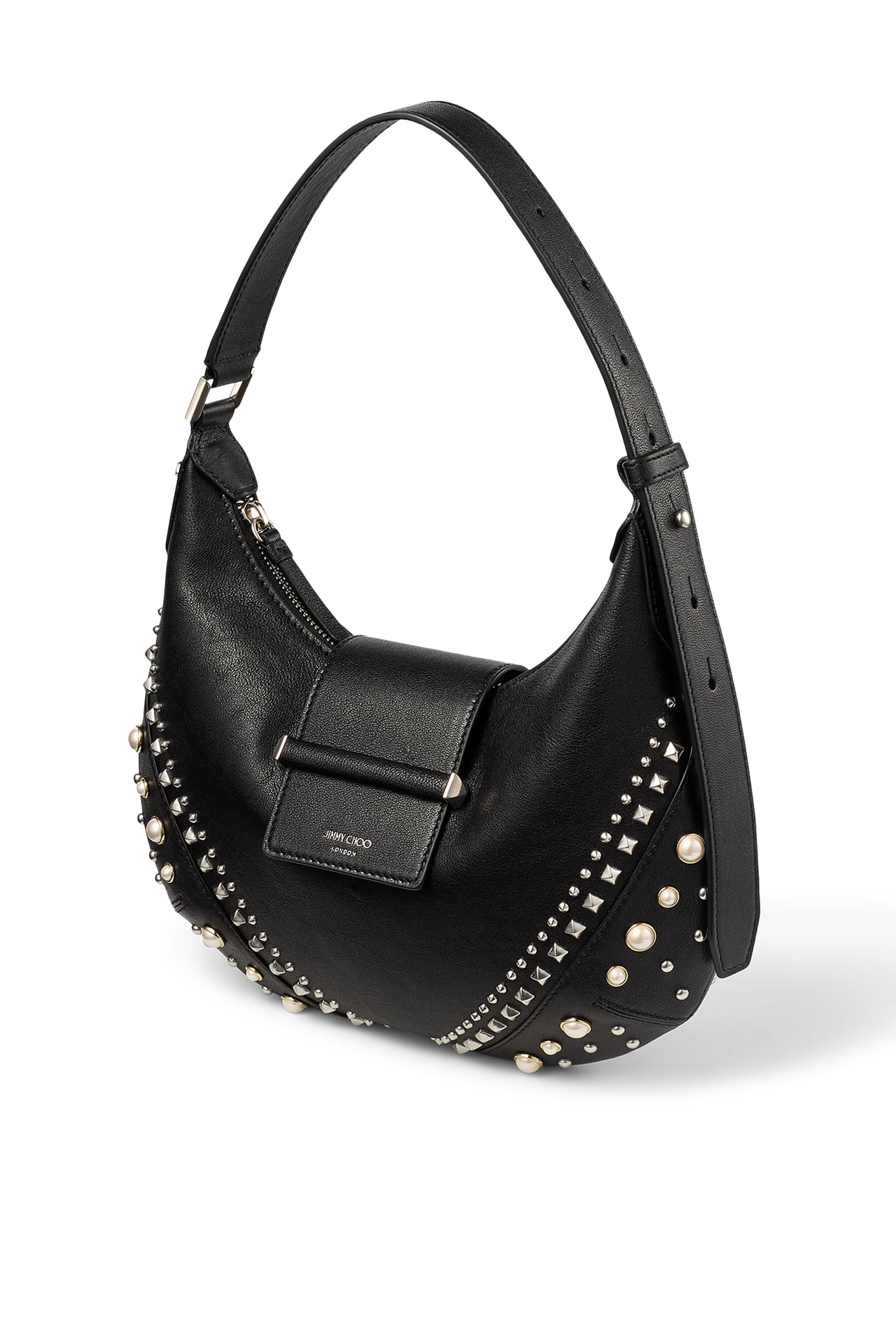 حقيبة هوبو بحلية بتصميم قضيب