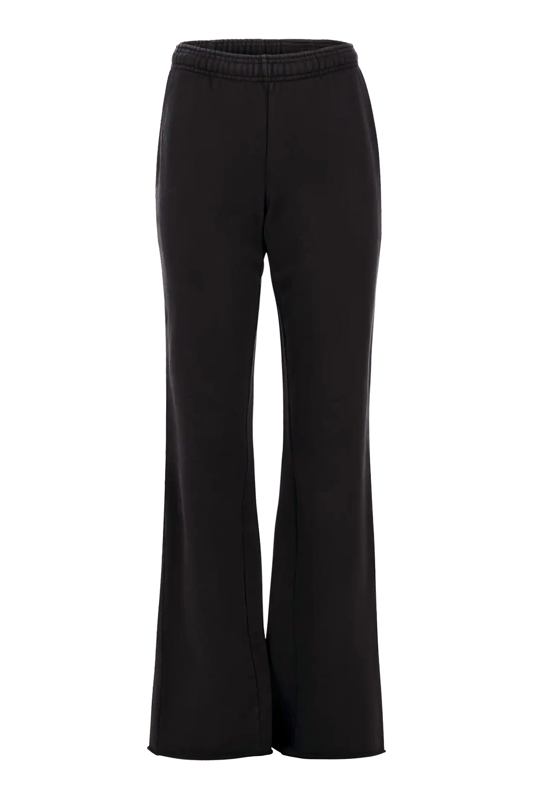 بنطال بحافة واسعة قماش ثقيل