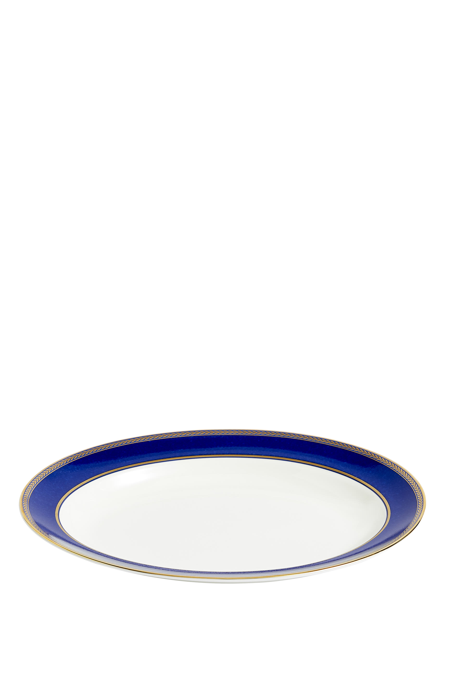 طبق تقديم رينيسنس جولد بتصميم بيضاوي