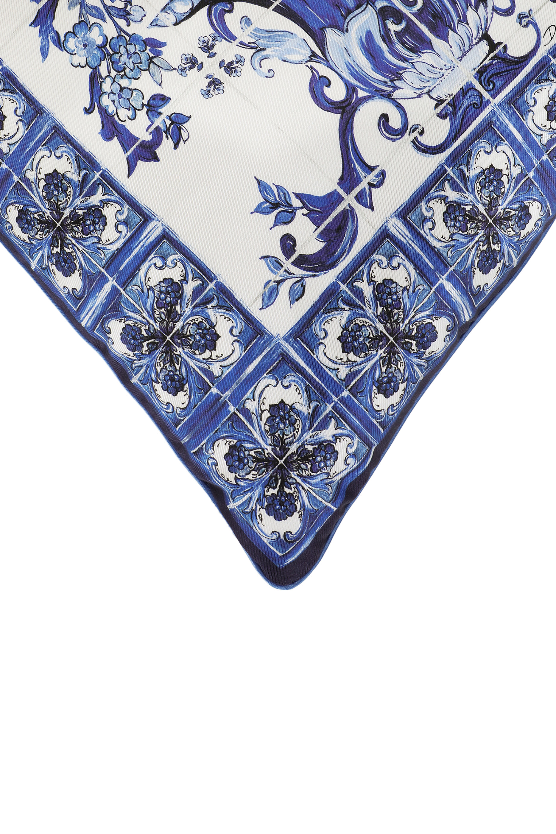 وسادة بلو ميديتيرانيو صغيرة حرير تويل