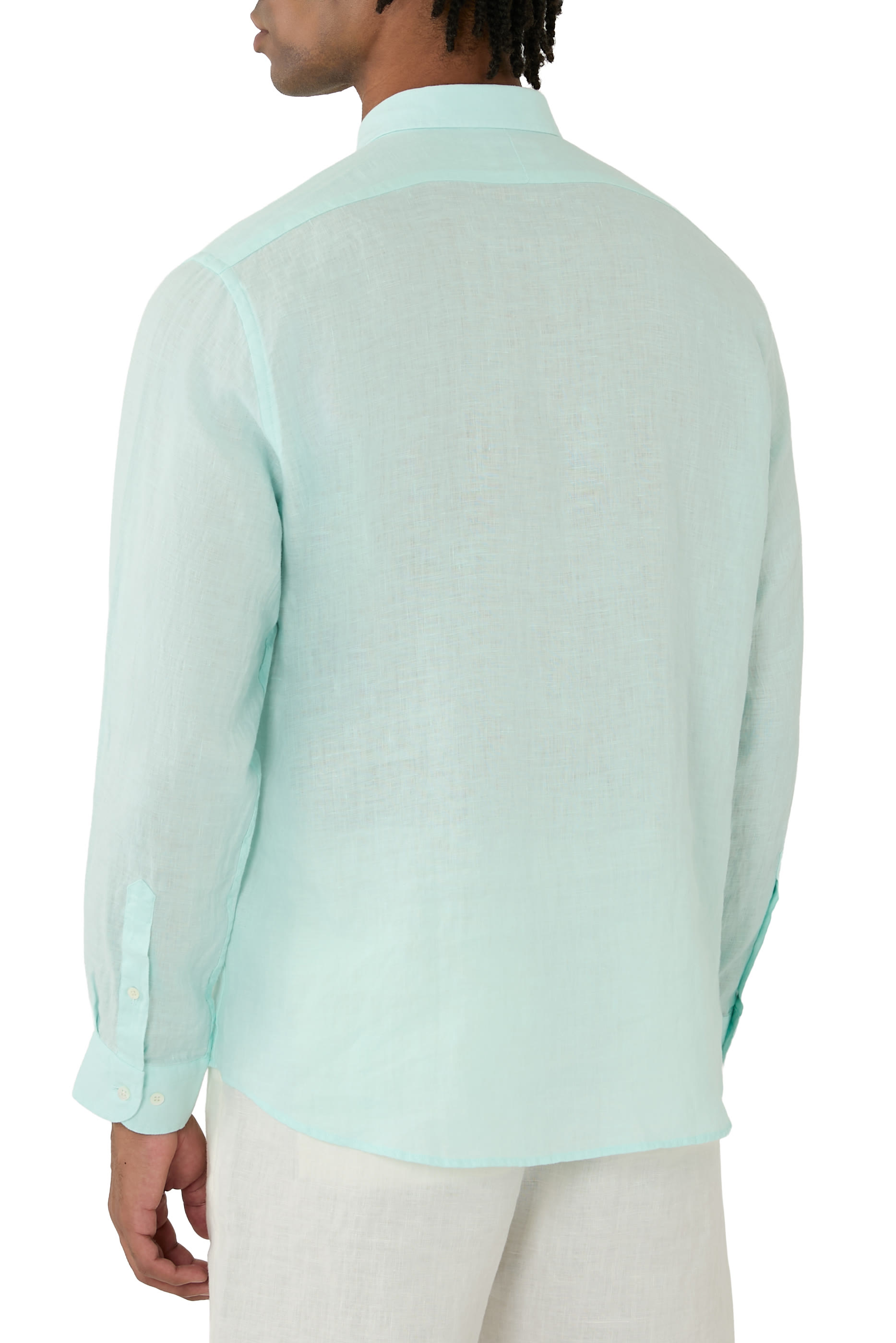 قميص كلاسيك مارتن بأكمام طويلة كتان