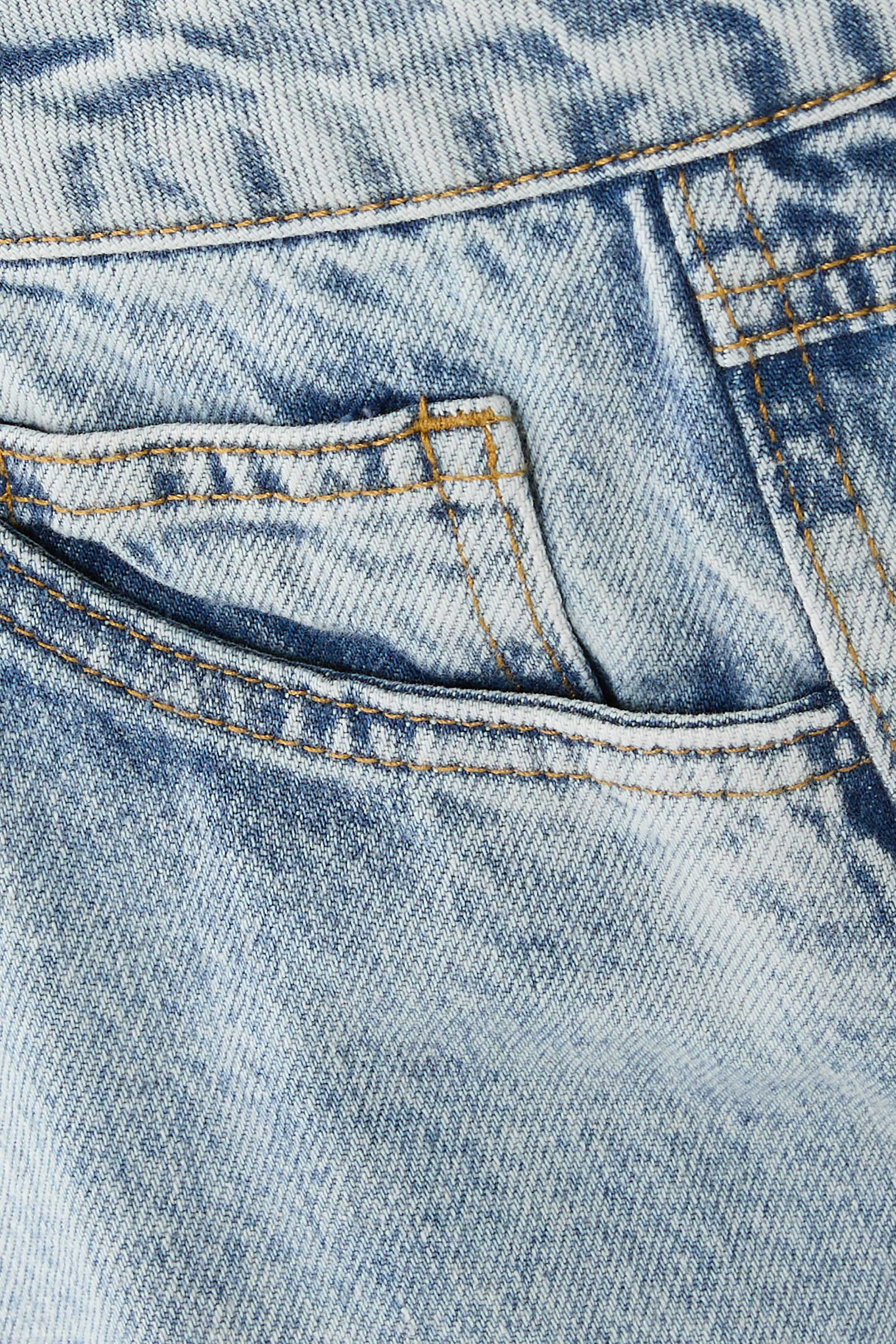 بنطال جينز سايد تشيك