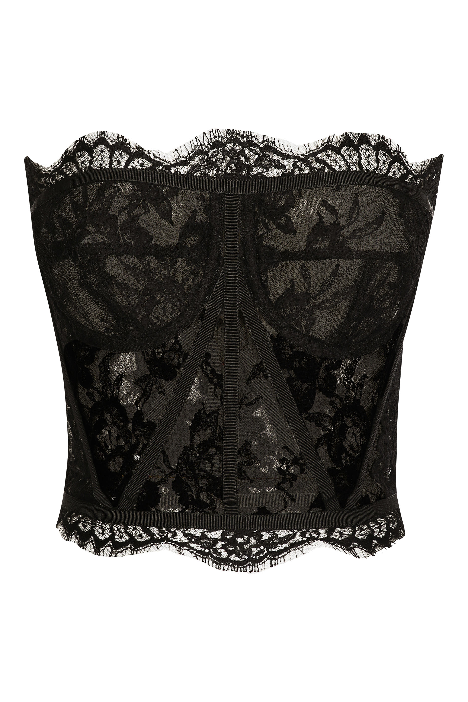 بلوزة بتصميم صدرية دانتيل