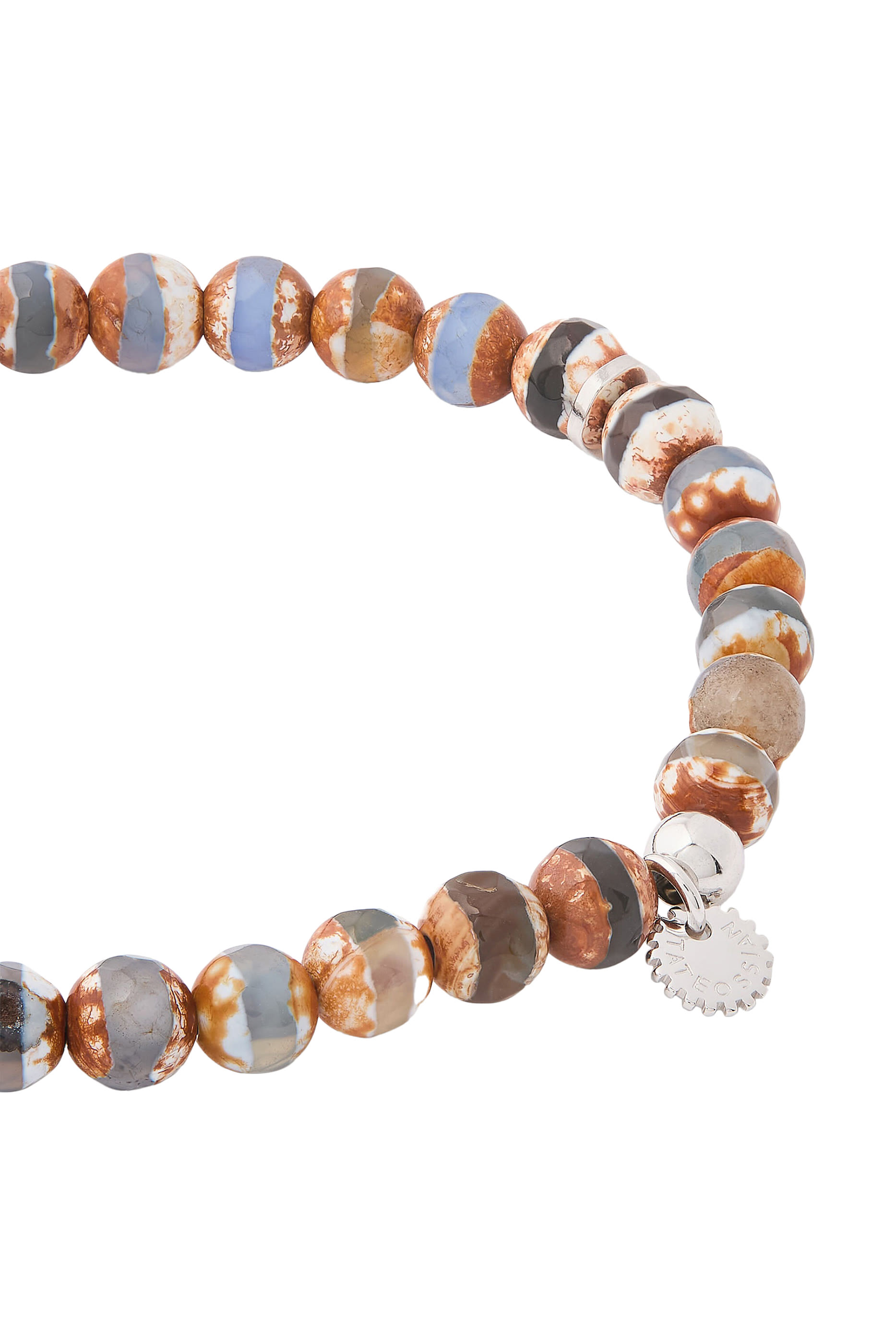 قلادة سلسلة كلاسيكية بحلقات مكعبة