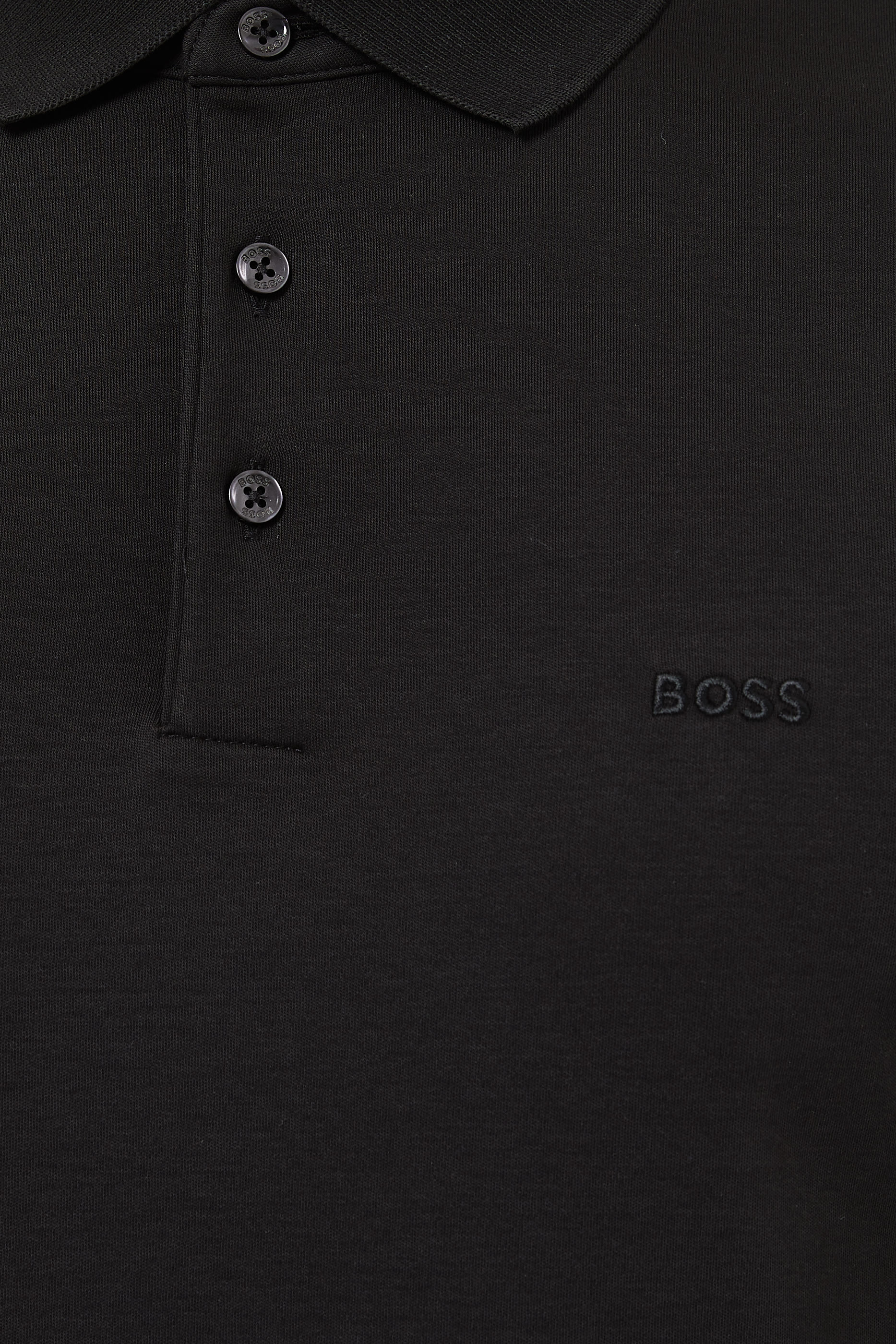 قميص بولو قطن عضوي بنقشة شعار الماركة