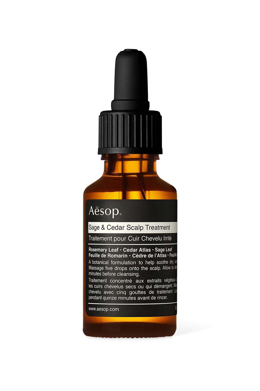 مستحضر علاجي لفروة الرأس بالمريميه وخشب الأرز