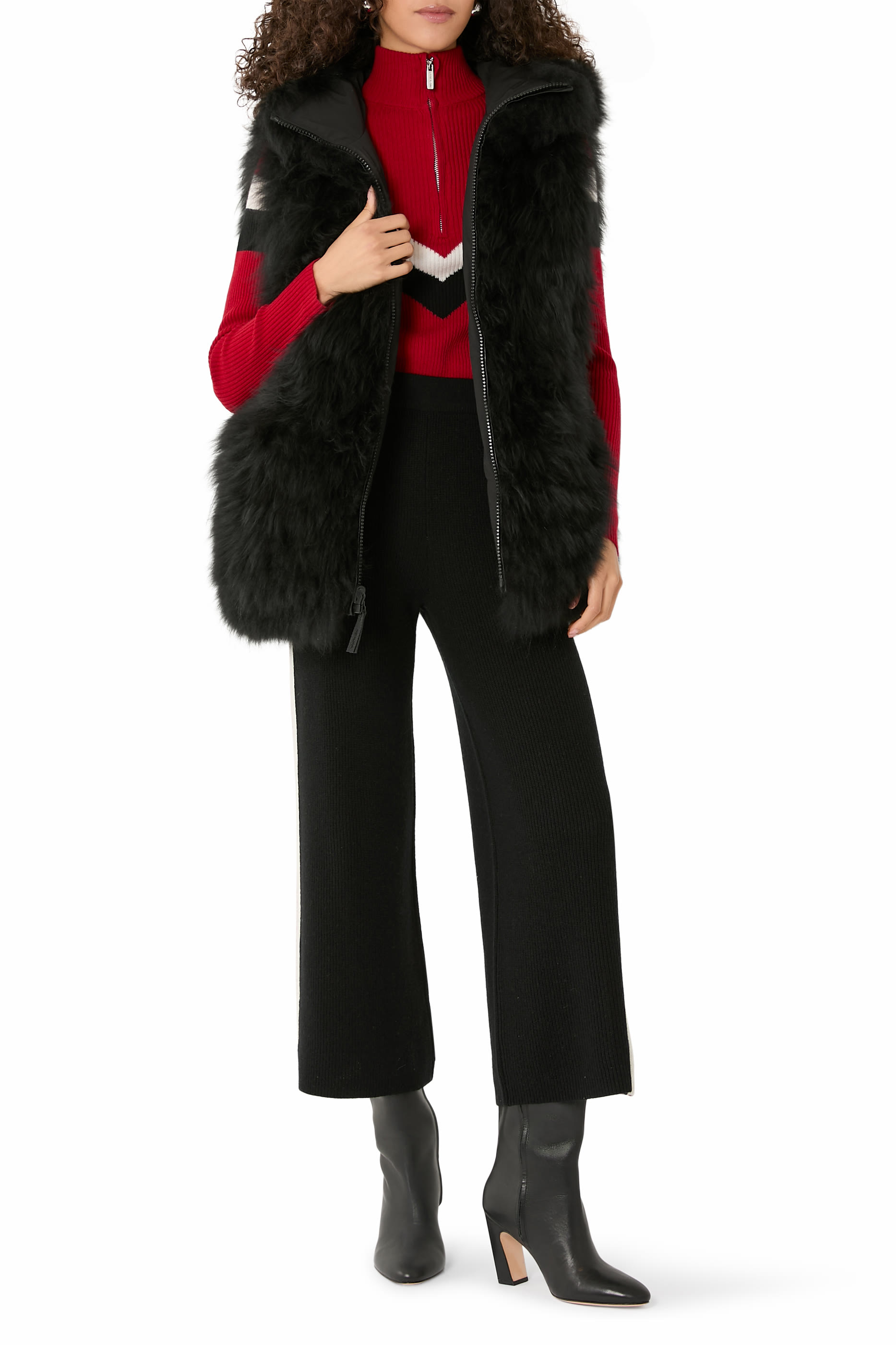 بنطال بقصة ساق مستقيمة