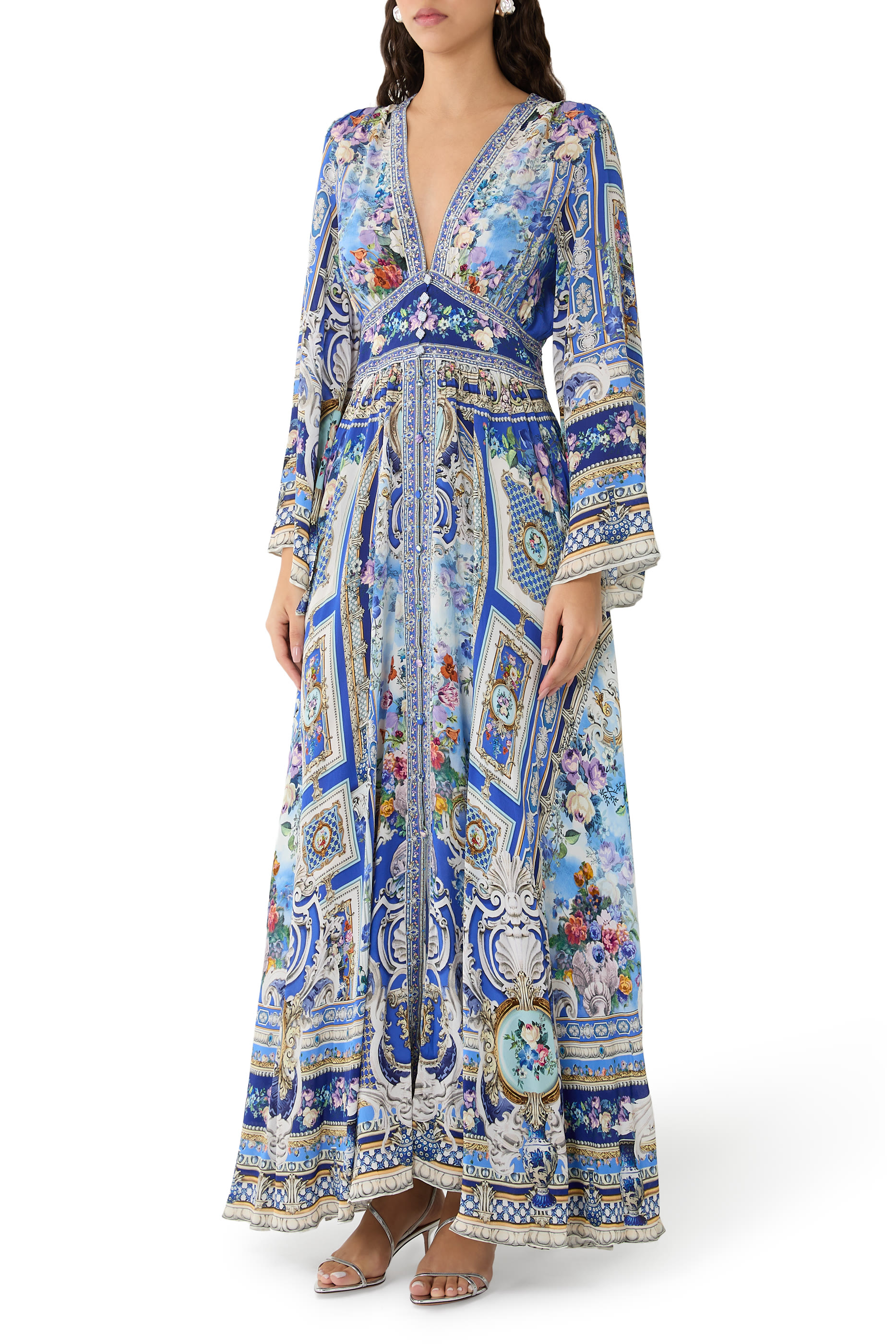 فستان كيمونو بأكمام