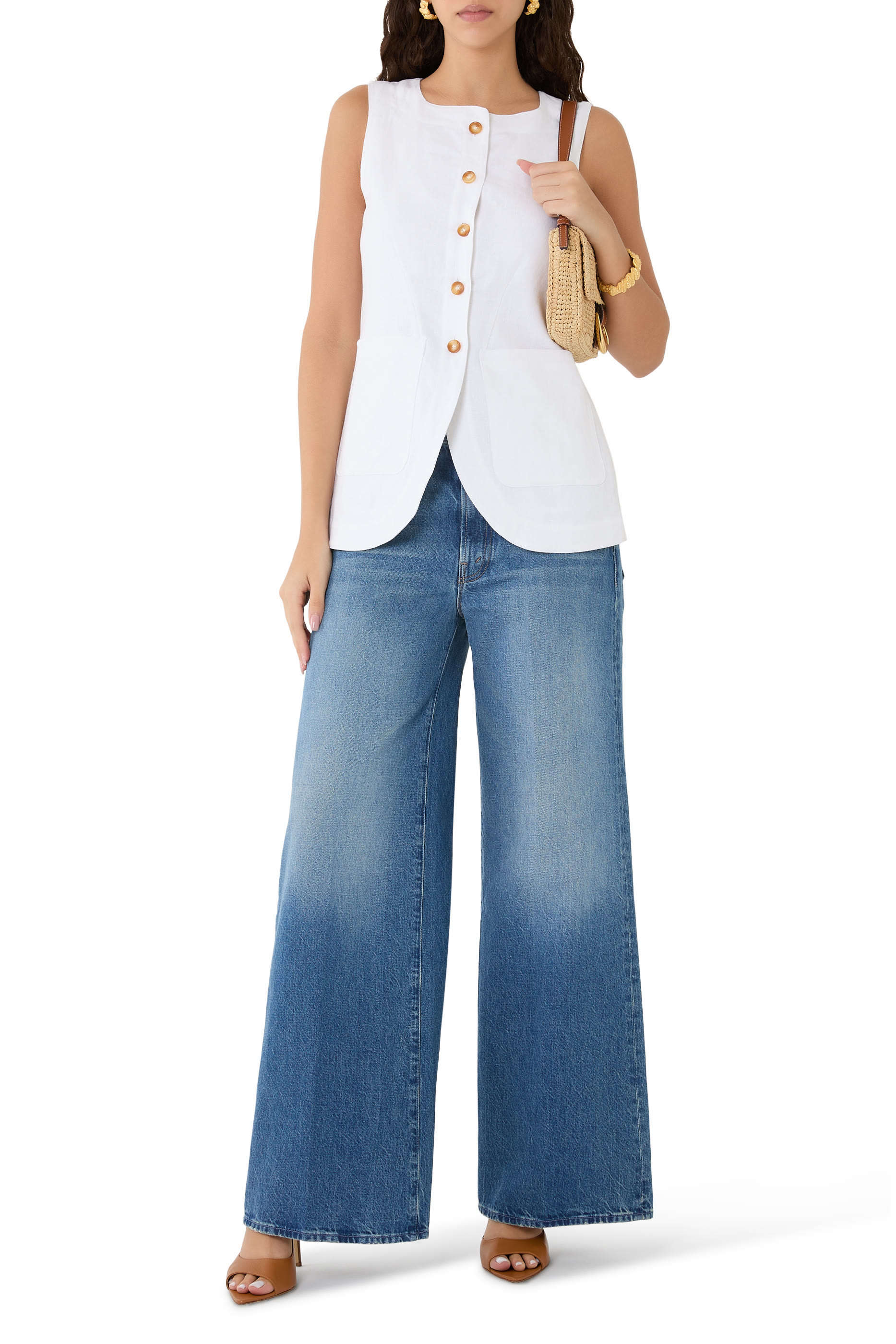 The Ditcher Roller Zip Sneak Jeans