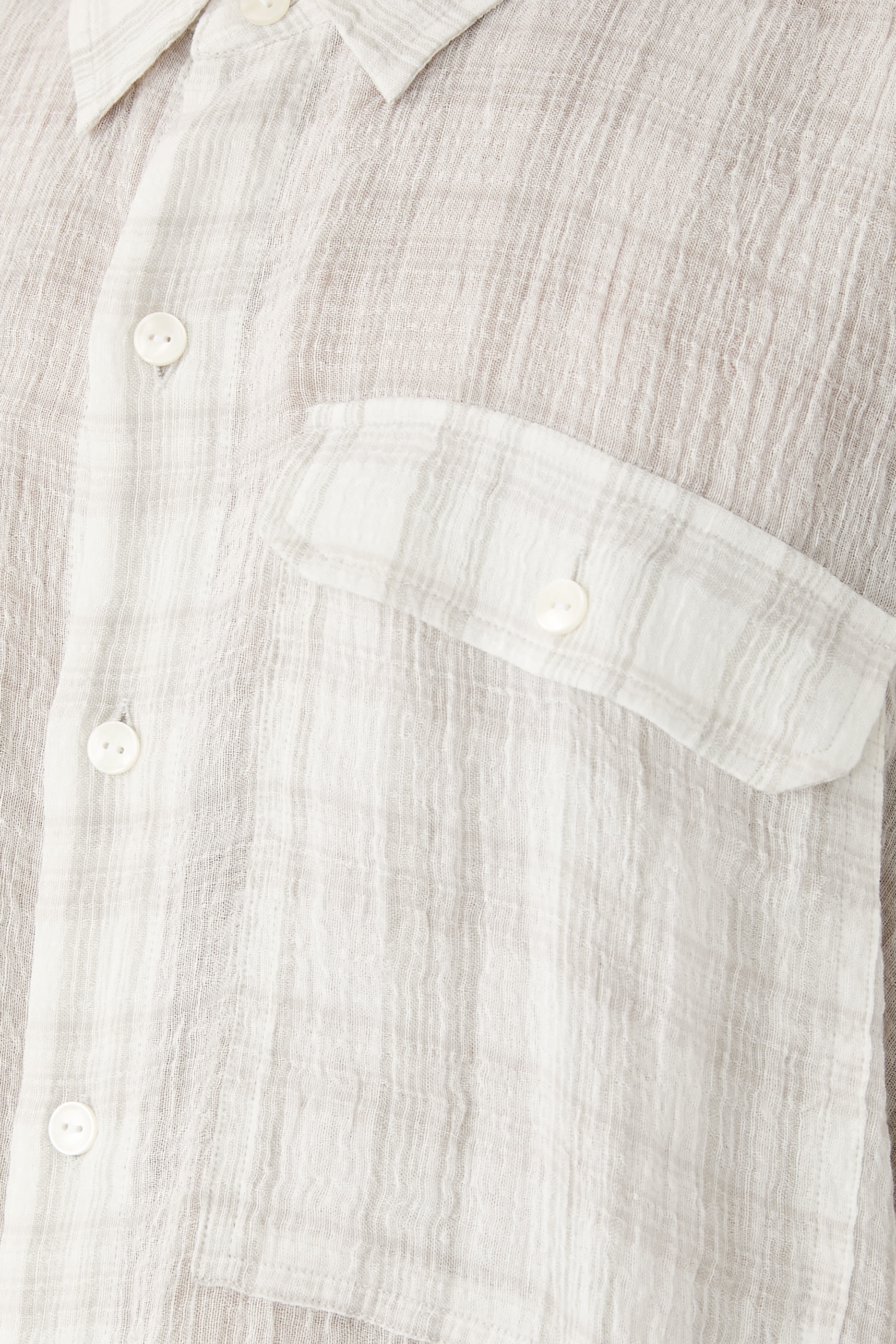 قميص بارز الملمس بنقشة مربعات