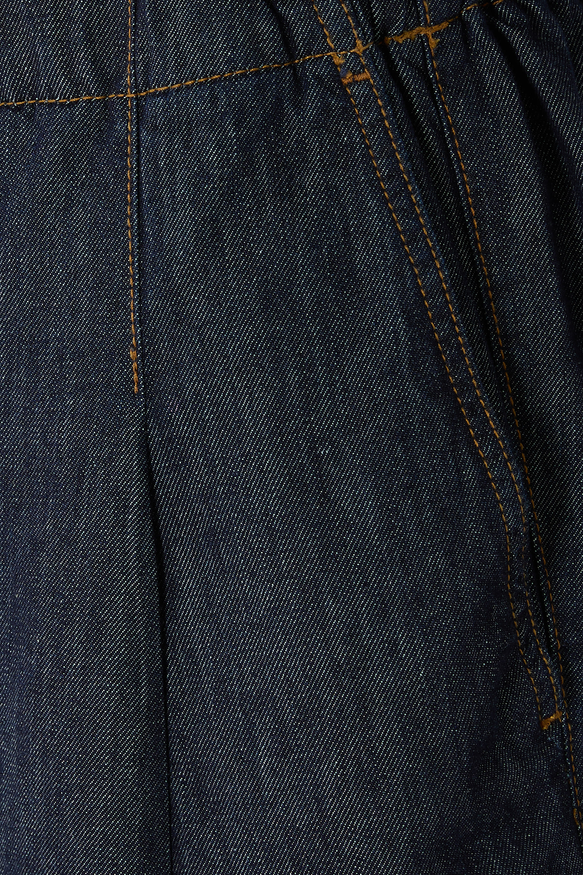 Wide-Leg Denim Trousers