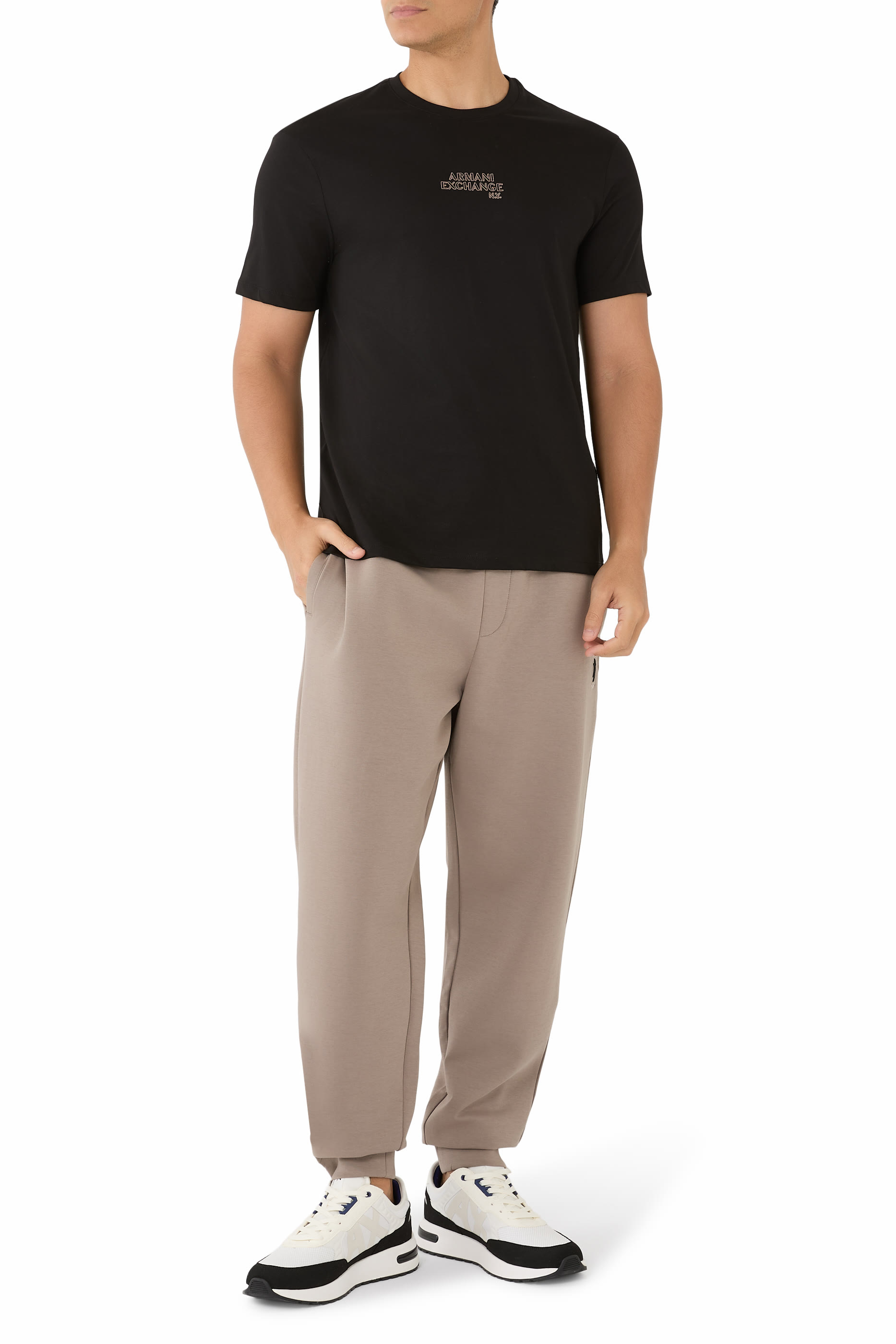 بنطال رياضي ون بلوك أب بشعار الماركة