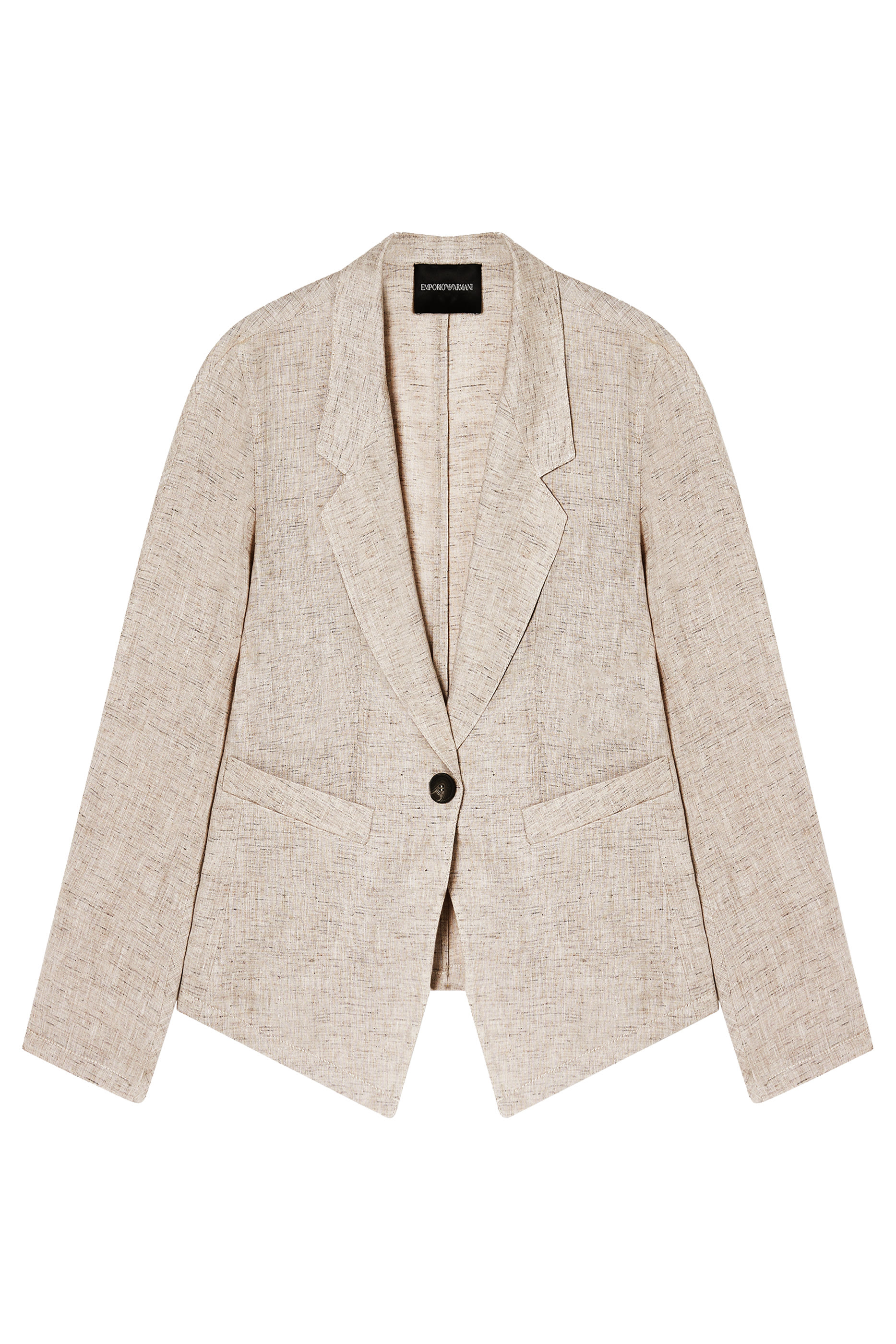Lapel Collar Single-Breasted Blazer
