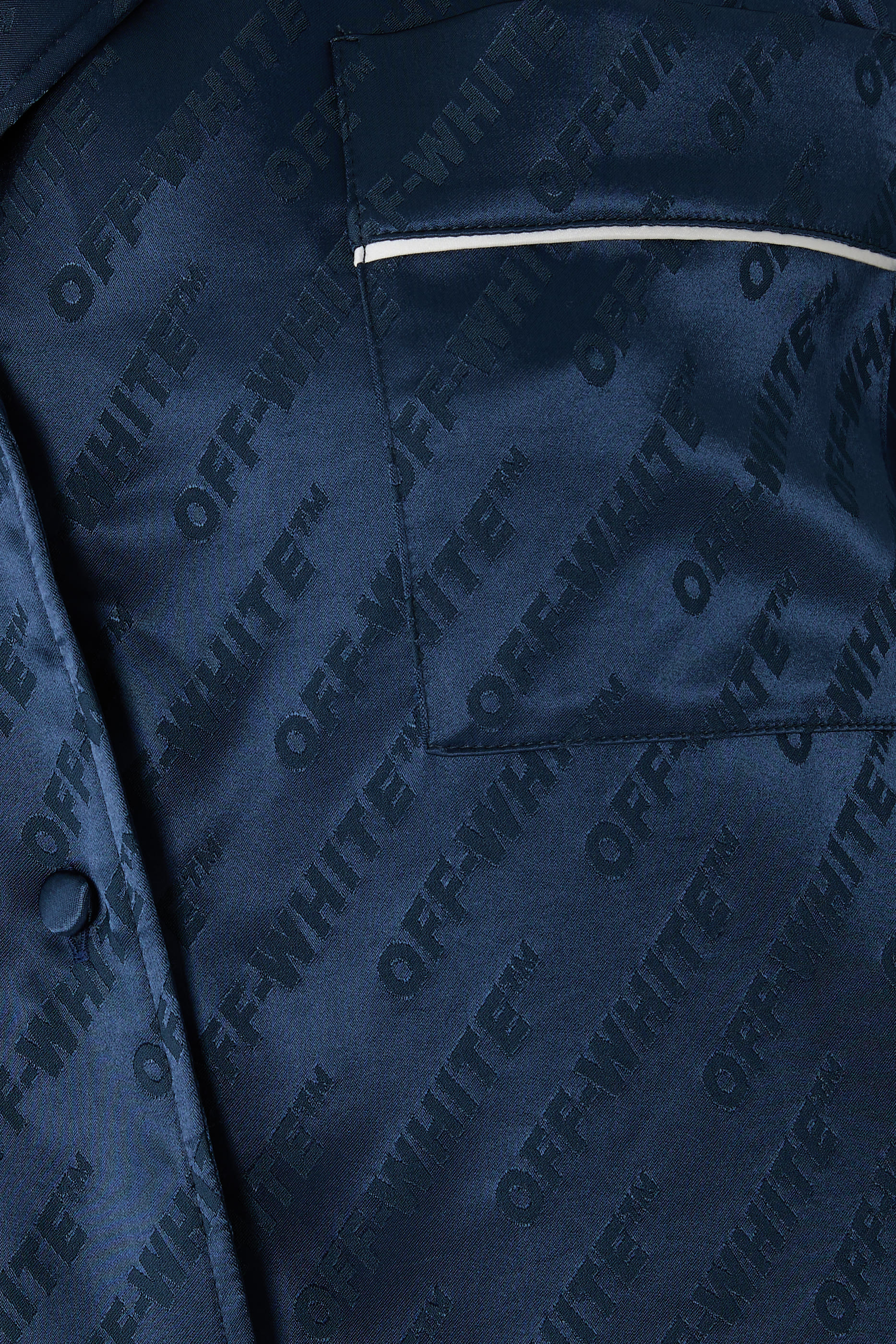 قميص بيجامة جاكار ساتان