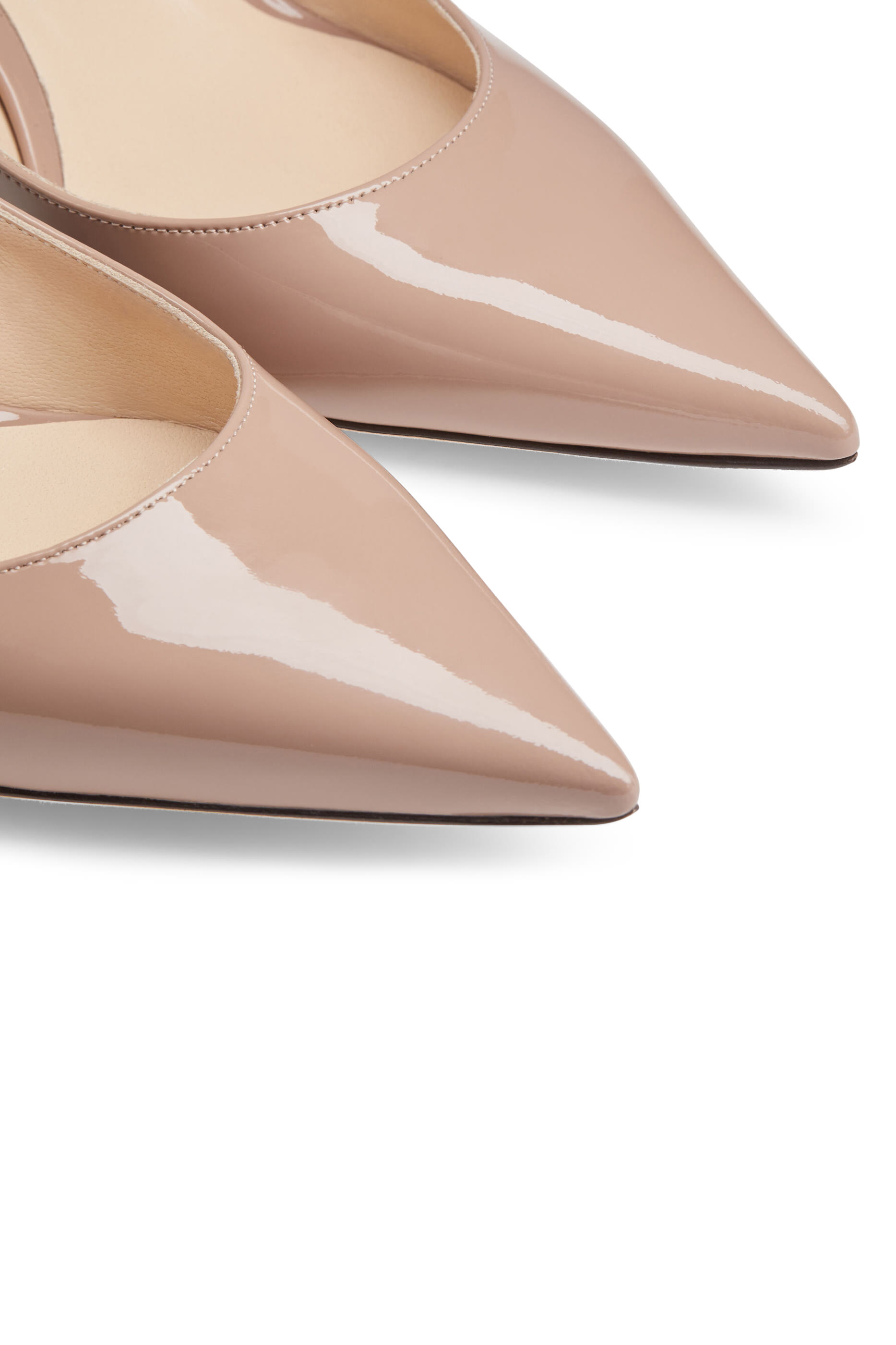 حذاء بينغ 65 مفتوح من الخلف جلد لامع