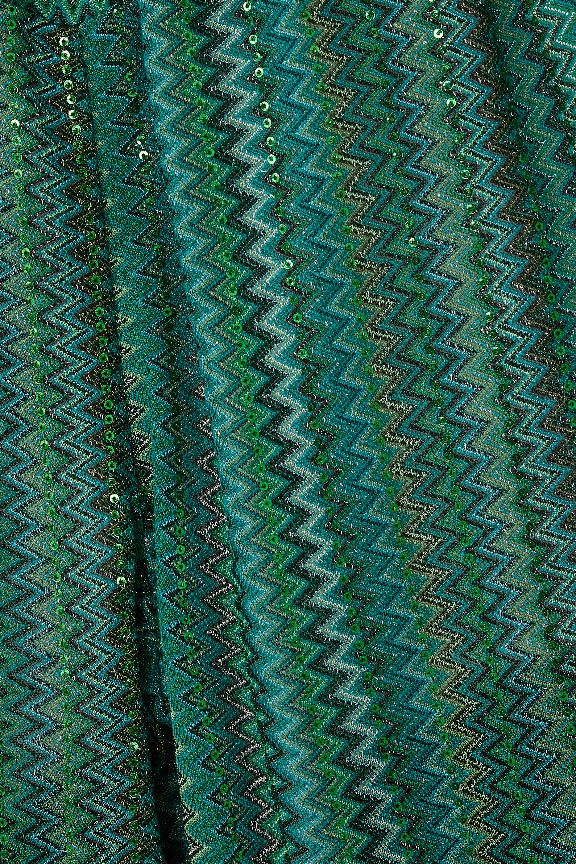 بنطال بقصة ساق واسعة بنقشة خطوط متعرجة للأطفال